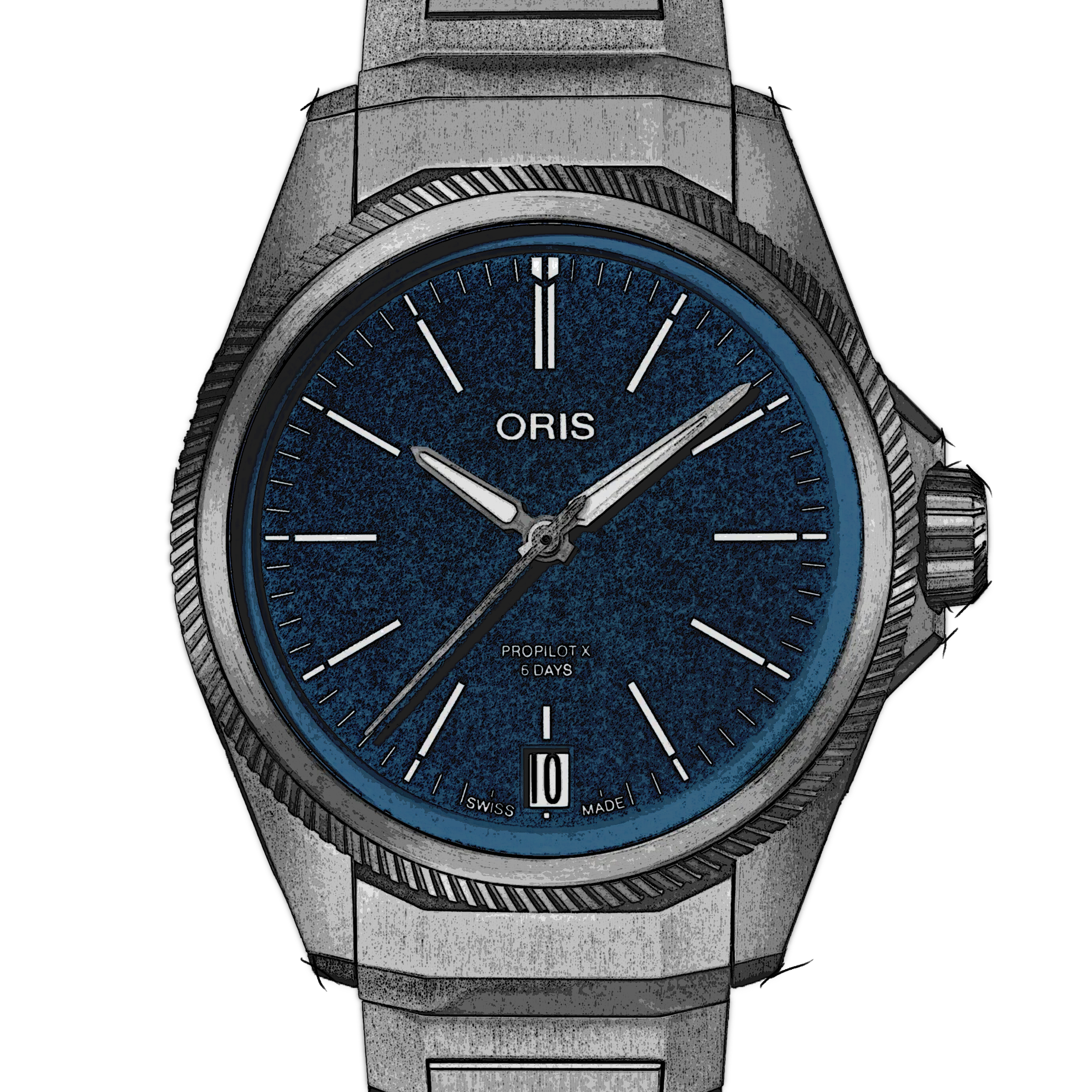 Oris Propilot 01 400 7778 7155-07 7 20 01TLC