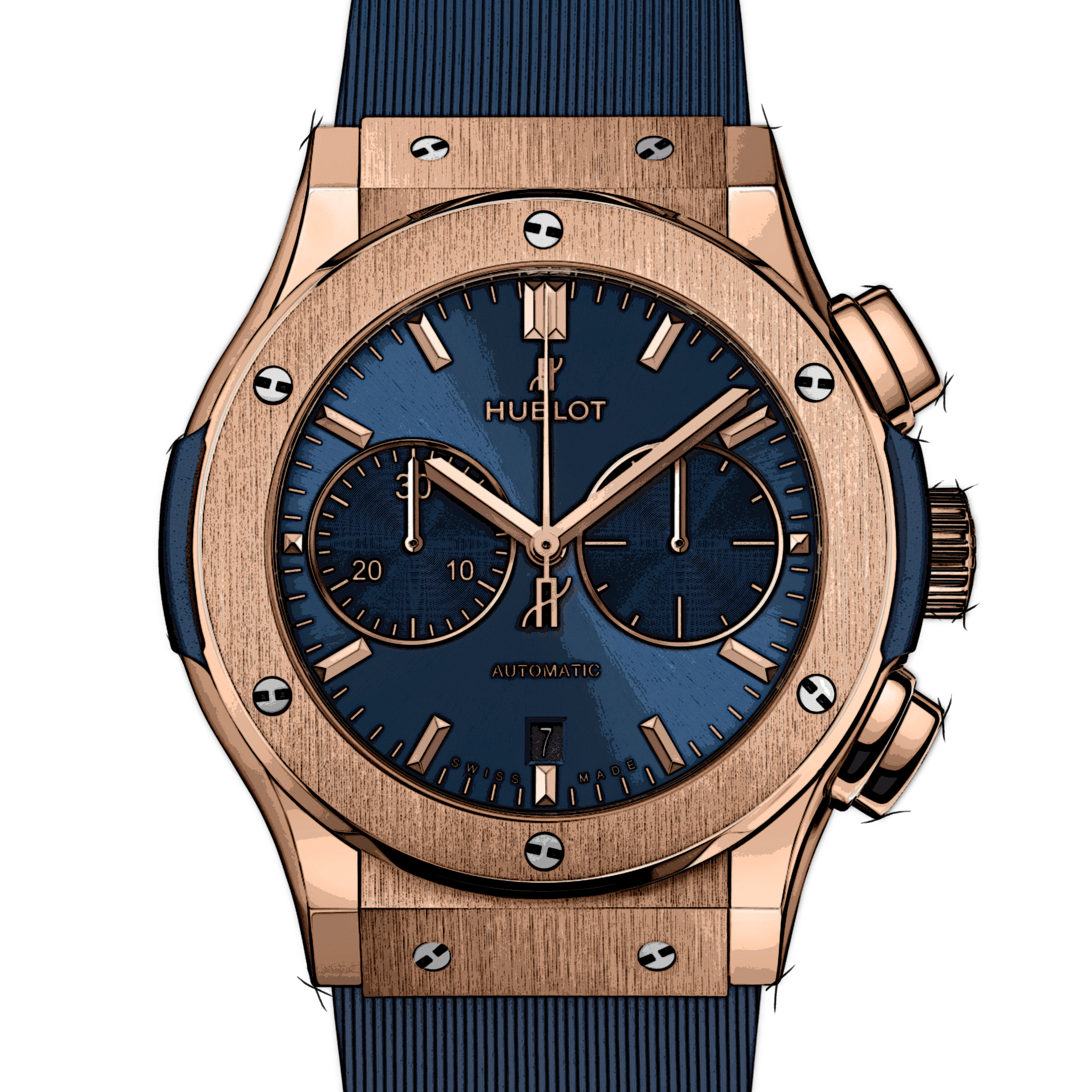 Hublot Classic Fusion Chronograph King Gold Blue