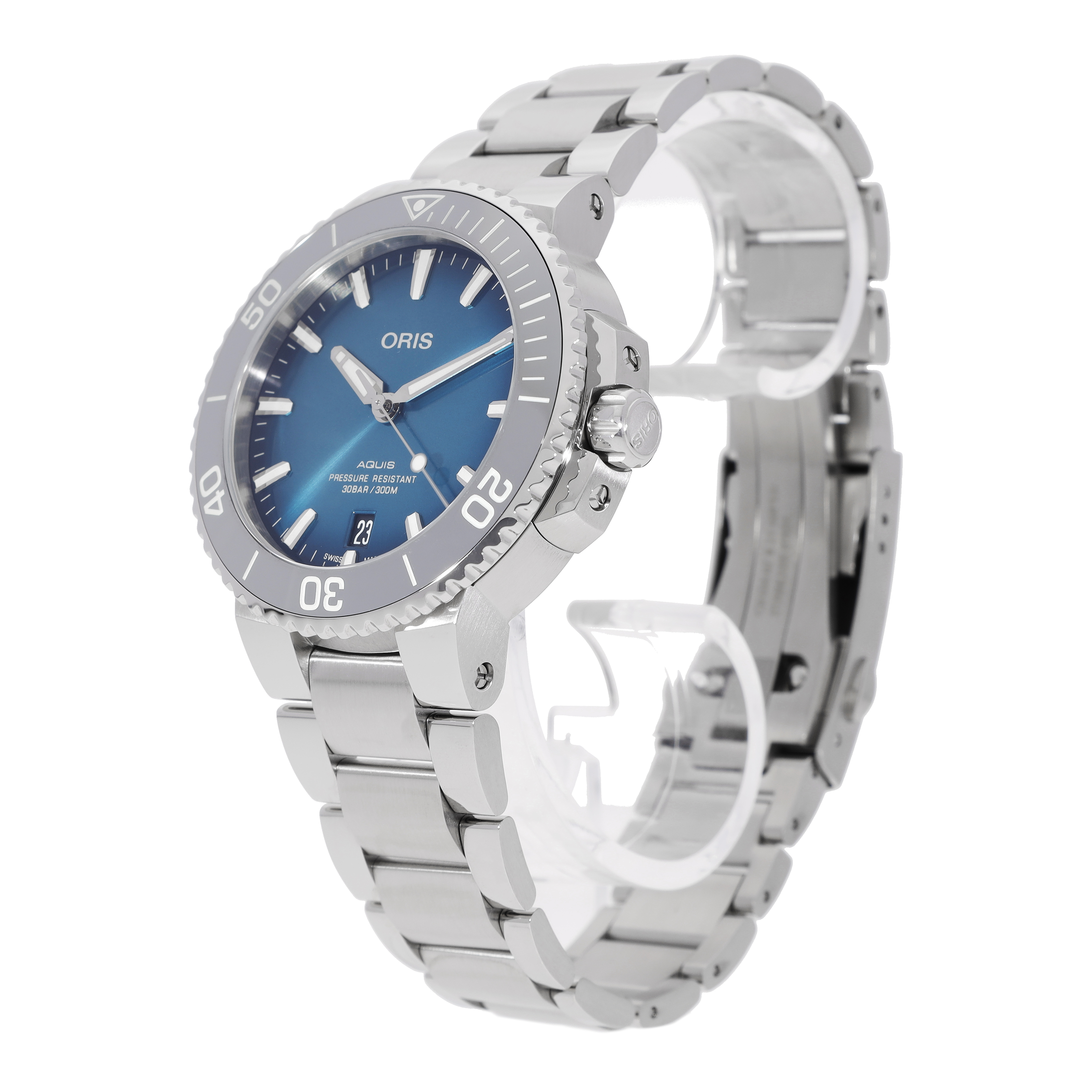 Oris Aquis 01 733 7732 4155 07 8 21 05PEB in Stainless Steel