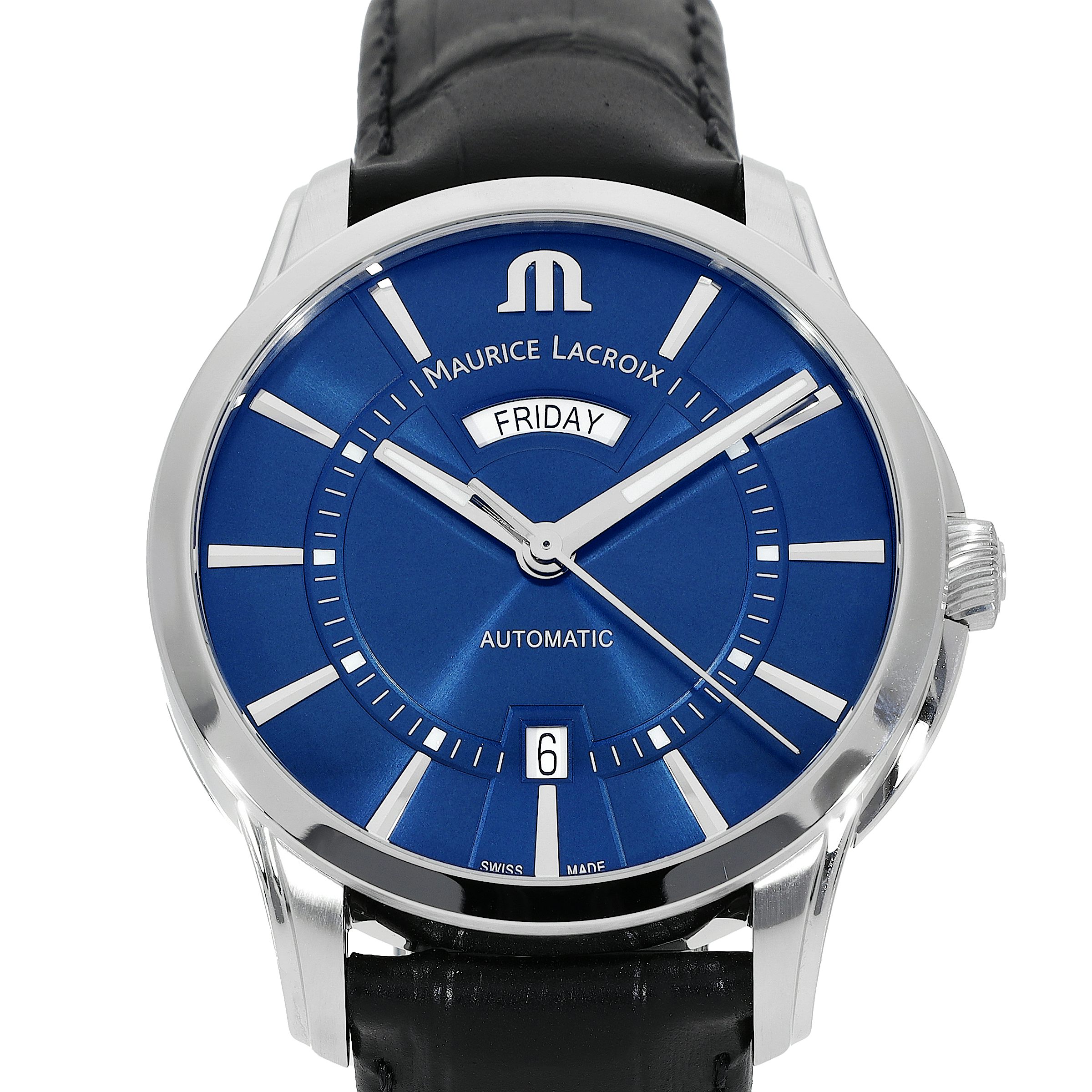 Maurice Lacroix Pontos PT6358-SS001-430-1 in Stainless Steel | CHRONEXT