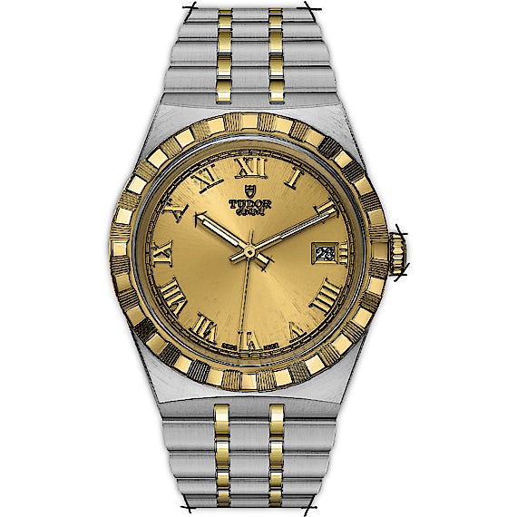 Tudor Royal 28503 in Acciaio inox oro giallo CHRONEXT