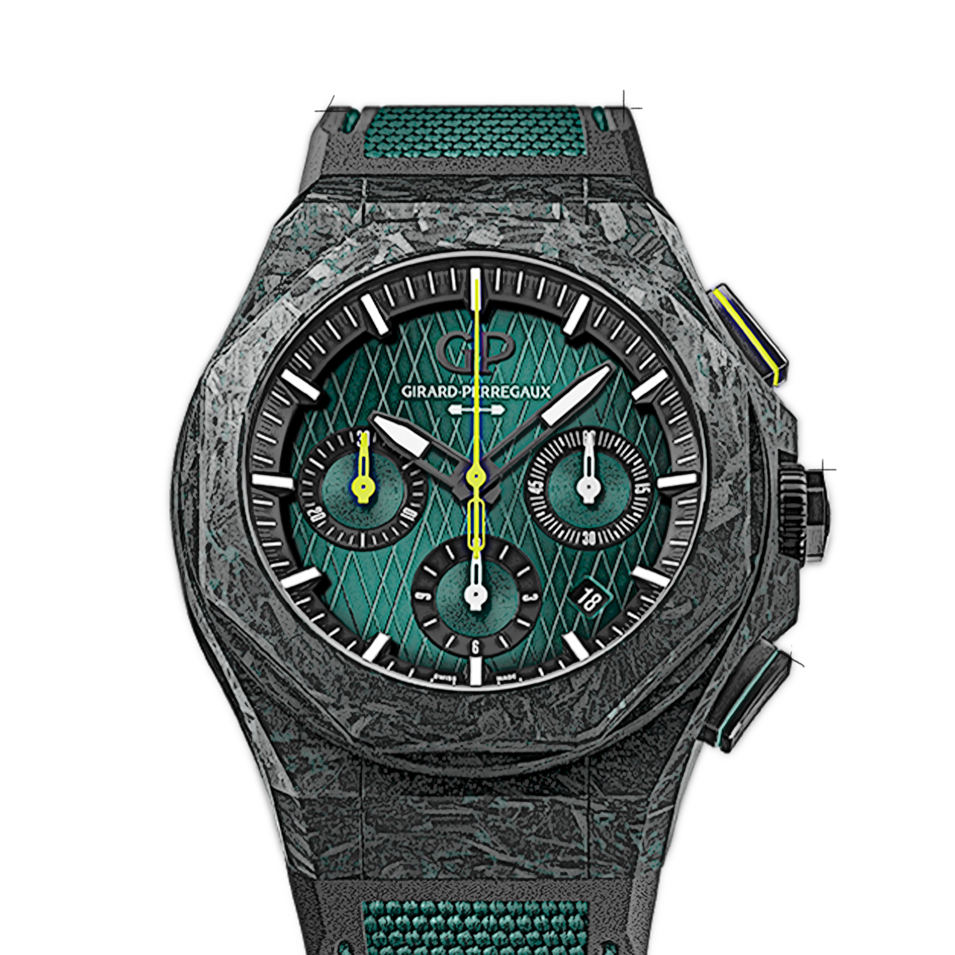 Girard Perregaux Laureato 81060-41-3071-1CX in Titanio carbonio