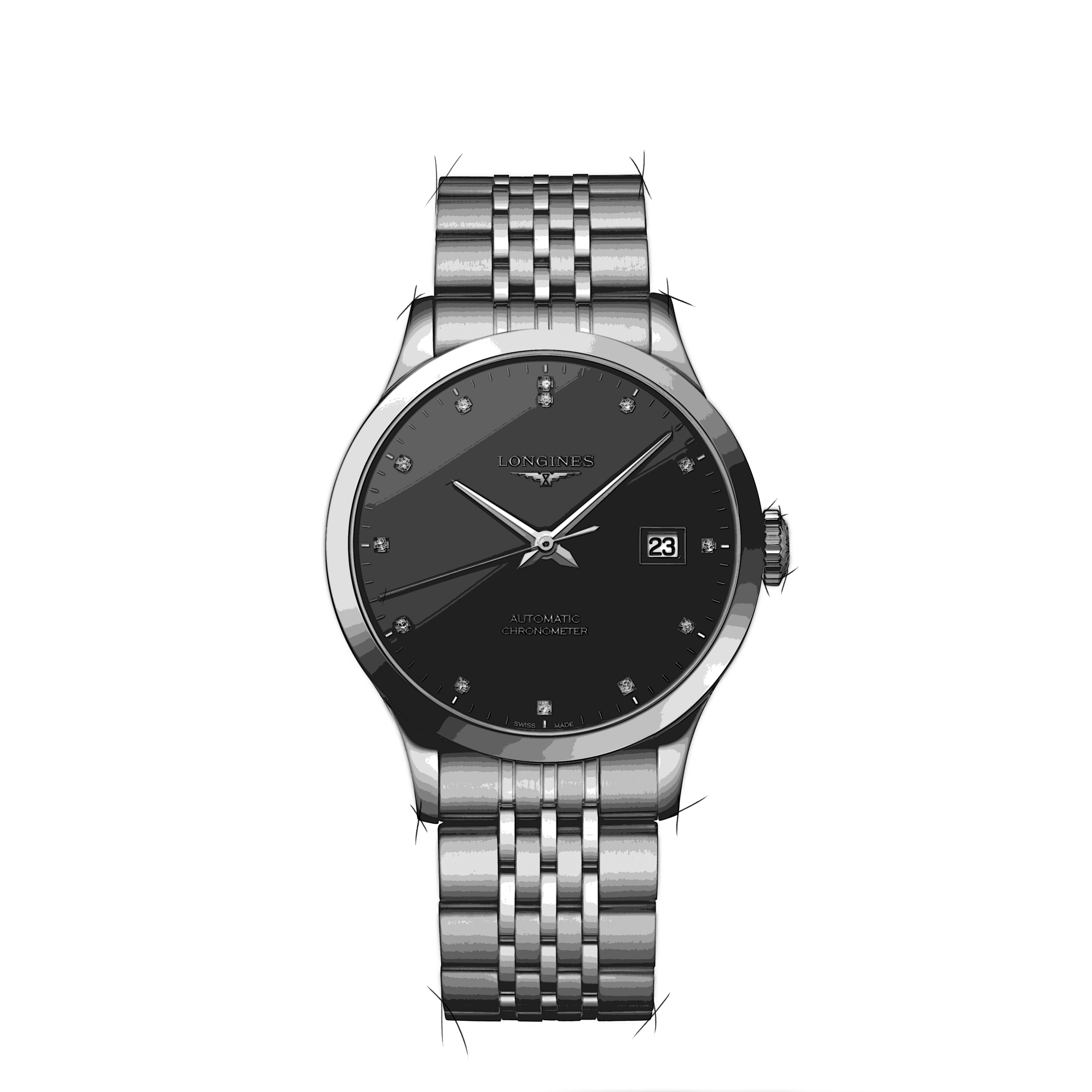 Longines Record L2.820.4.57.6