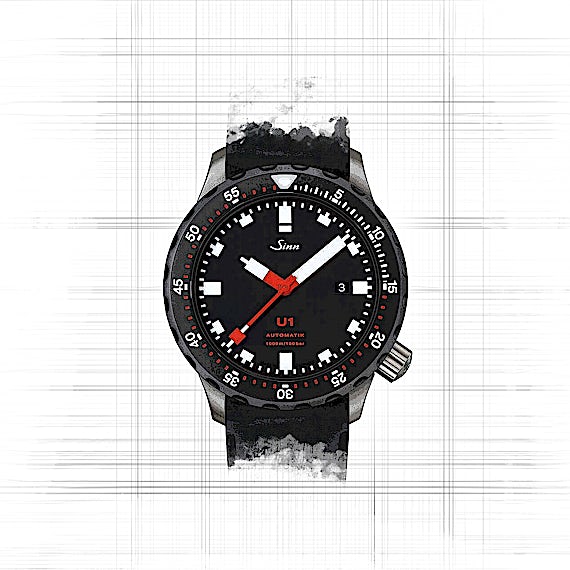 Sinn U1 SDR 1010040/BK75222292001100942A Sinn U1 SDR 1010040/BK75222292001100942A