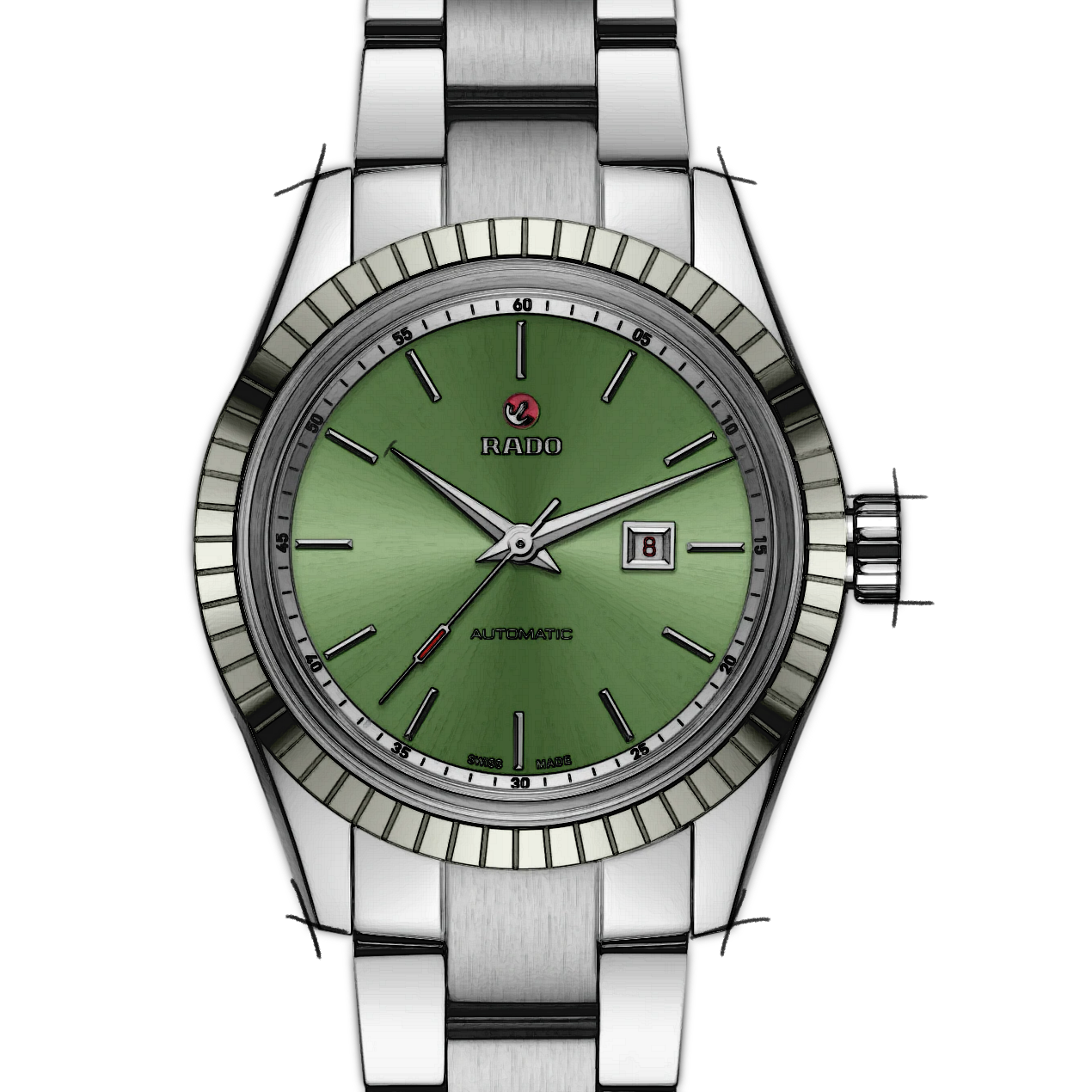 Rado HyperChrome R33103314 in Edelstahl | CHRONEXT