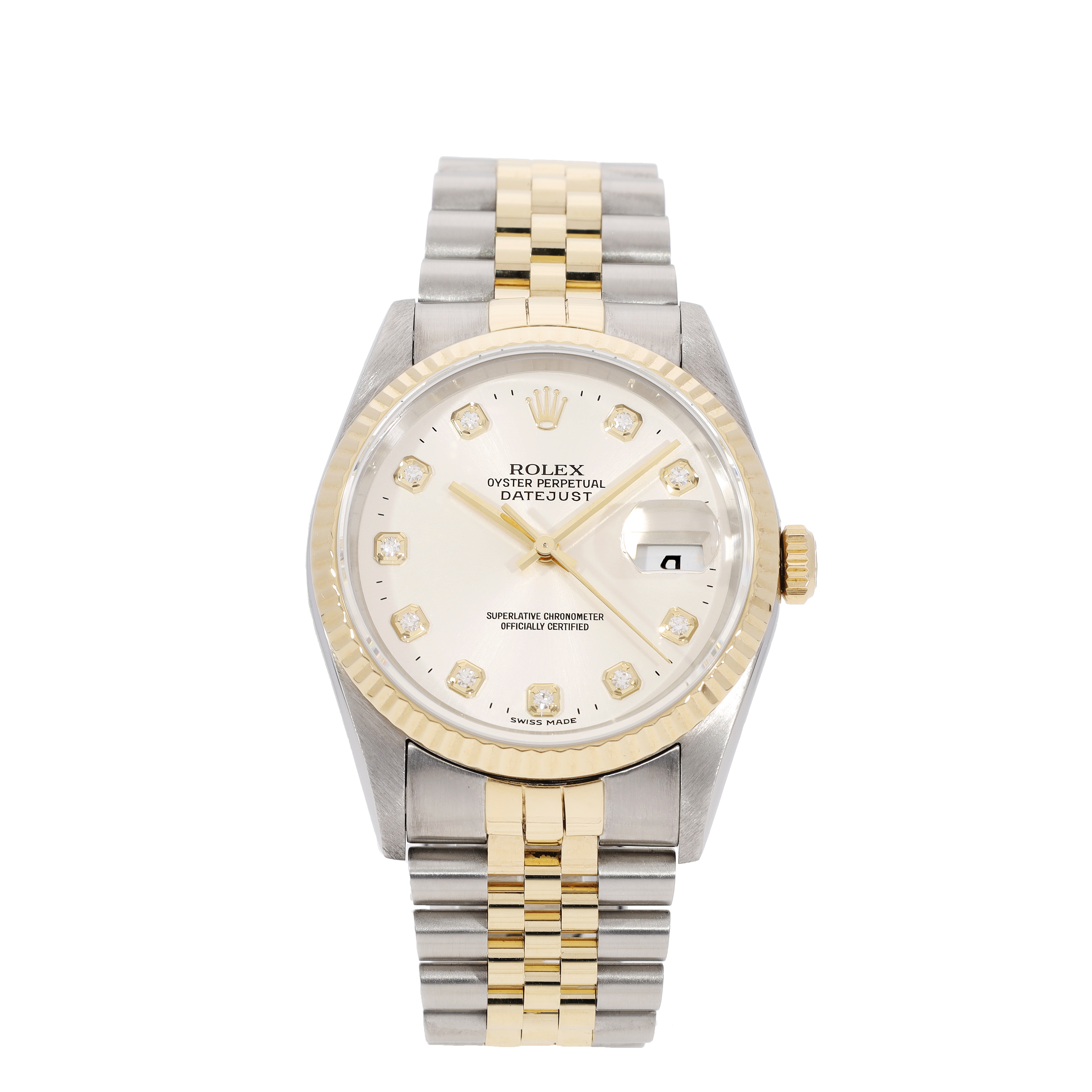 Rolex Datejust 16233 in Stainless Steel Yellow Gold | CHRONEXT