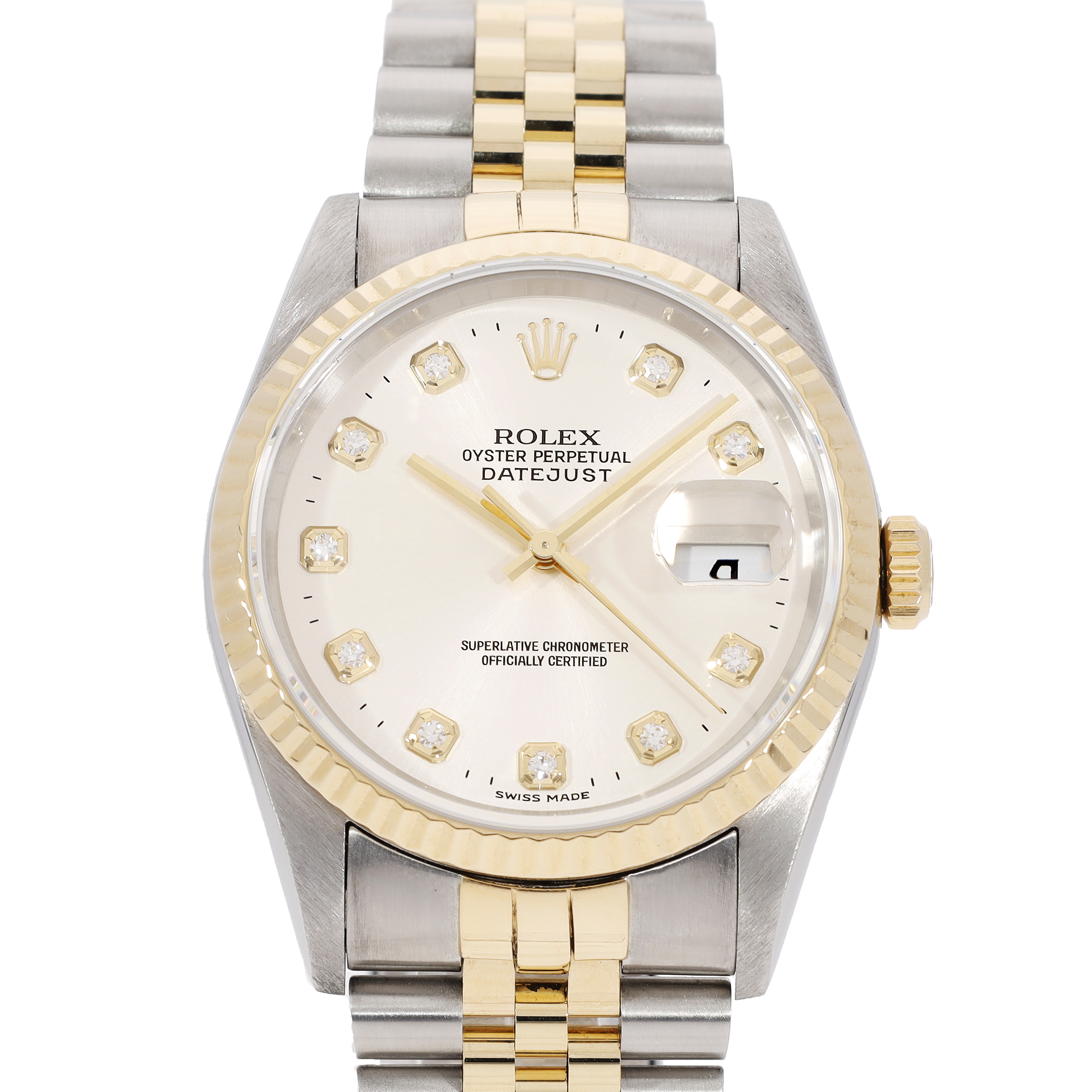 Rolex Datejust 16233 in Stainless Steel Yellow Gold | CHRONEXT