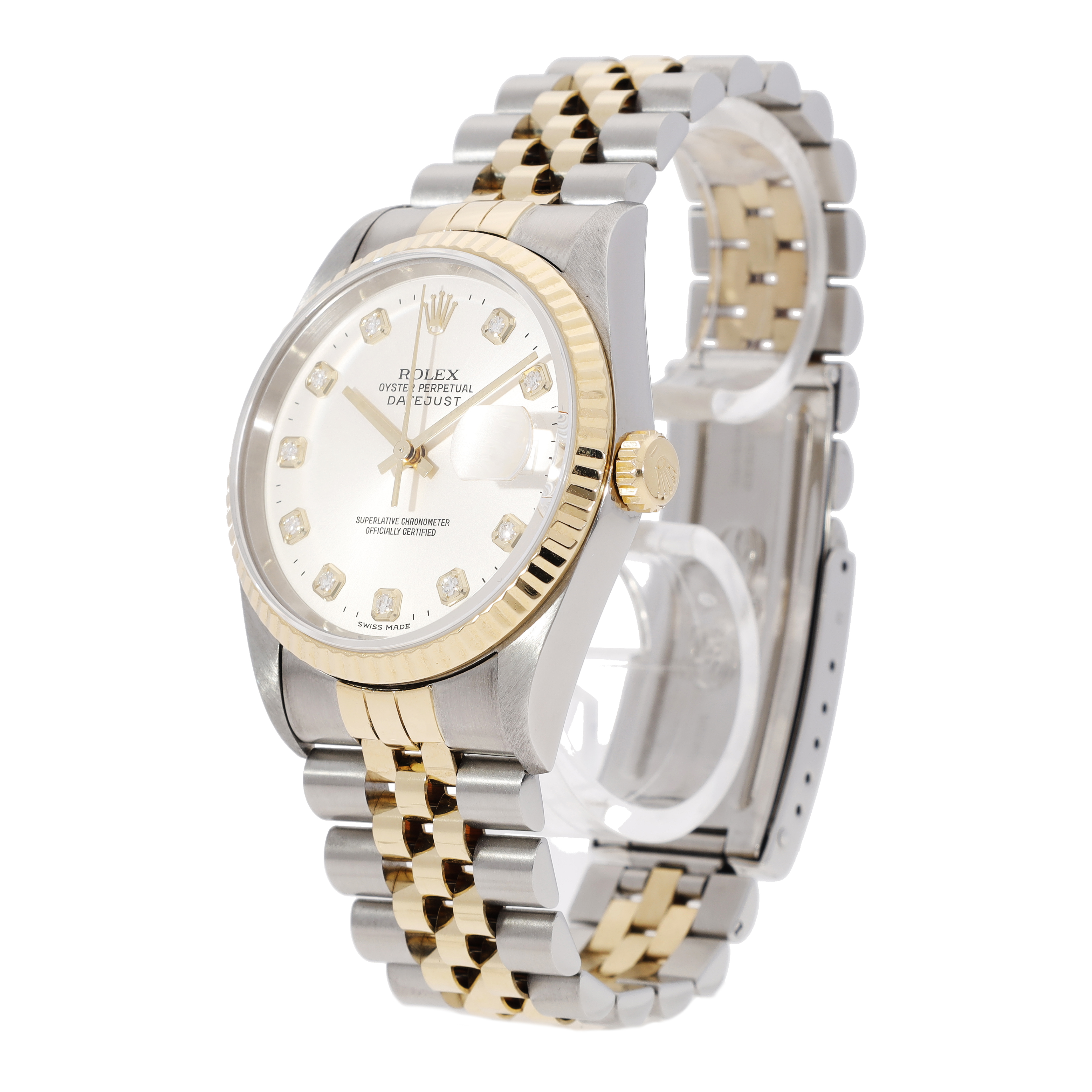 Rolex Datejust 16233 in Stainless Steel Yellow Gold | CHRONEXT