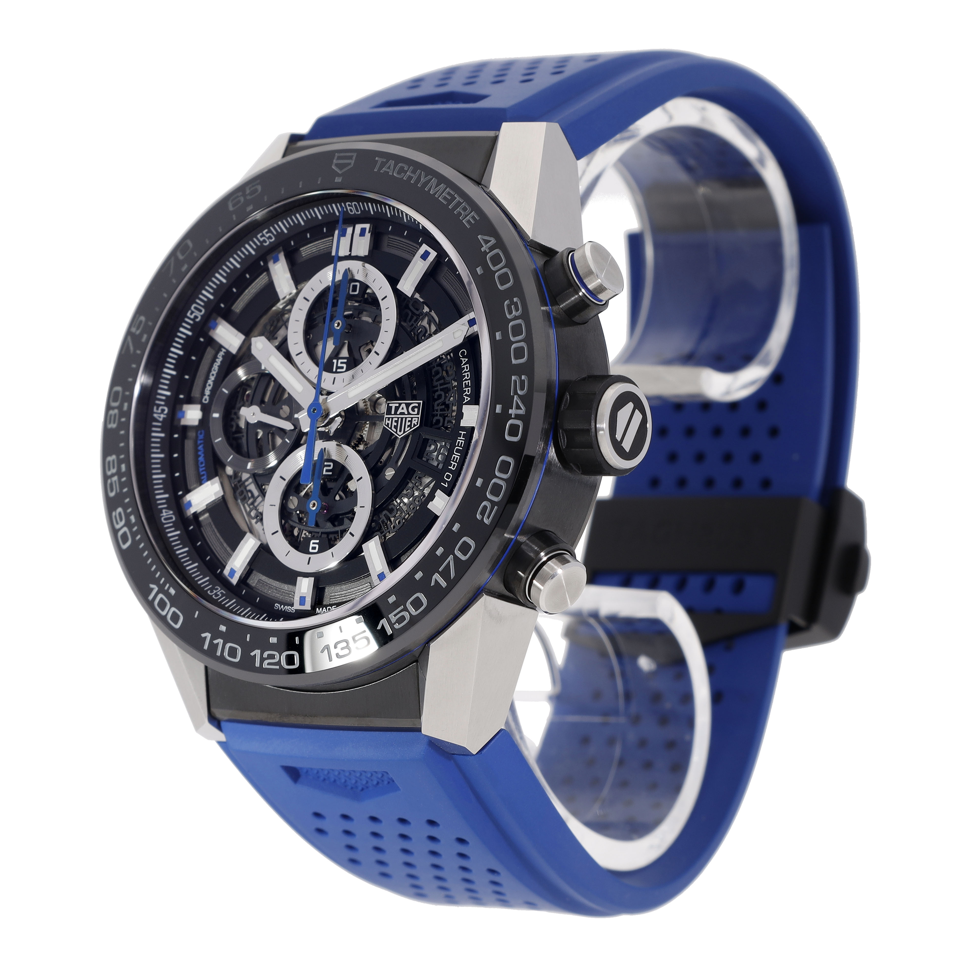 TAG Heuer Carrera Calibre HEUER 01 Automatic Chronograph Blue Touch Edition