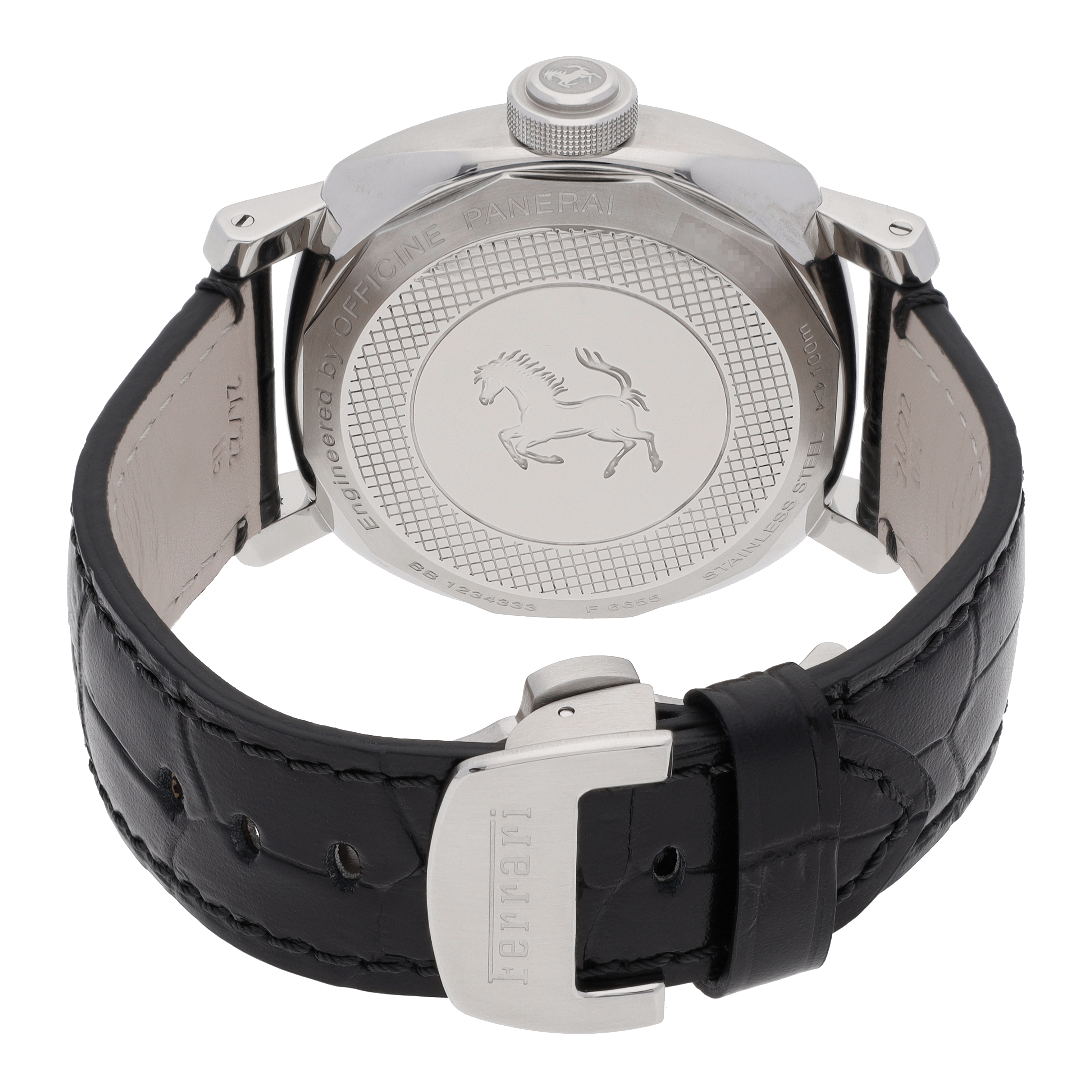 Ferrari watch outlet stainless steel back