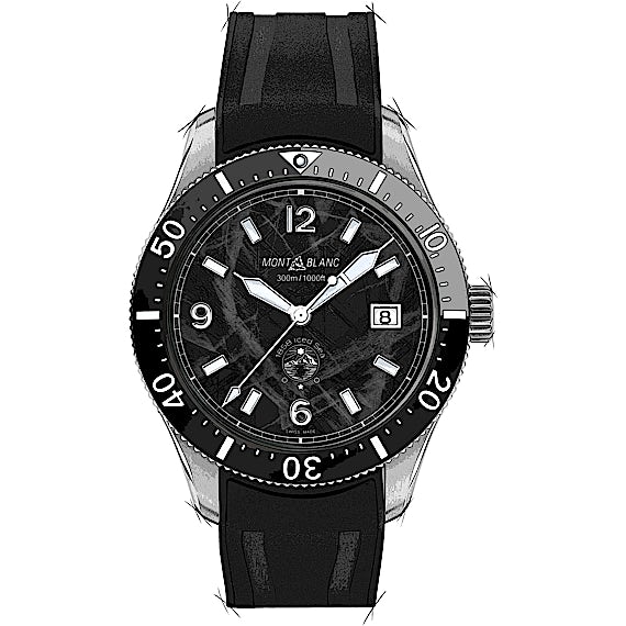 Montblanc 1858 MB129372 in Acciaio inox CHRONEXT - Main Image