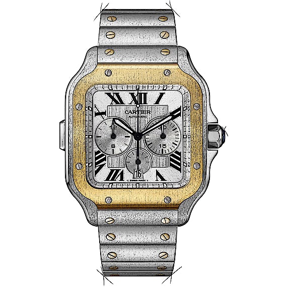 Cartier Santos W2SA0008 Cartier Santos W2SA0008