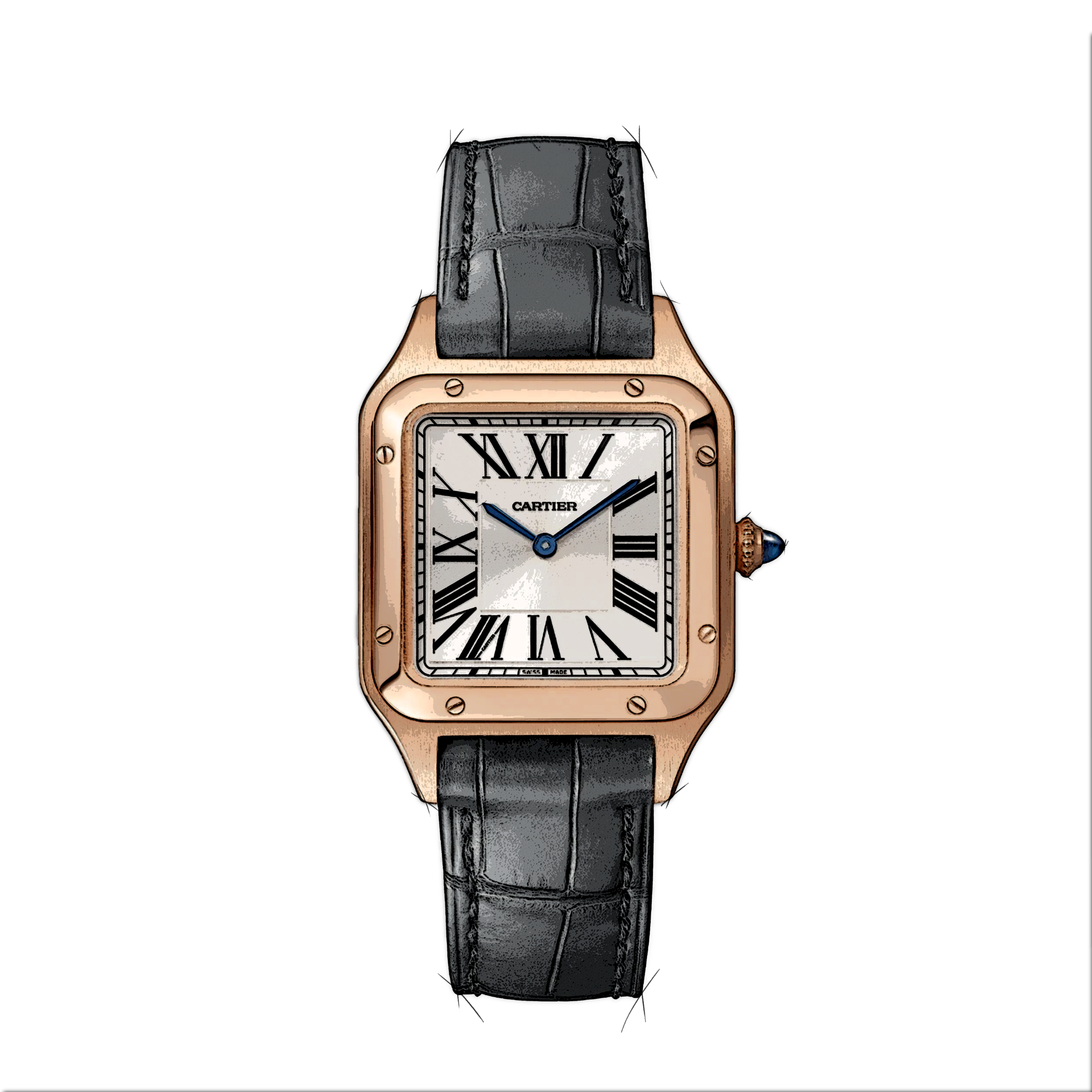 Cartier Santos WGSA0022 in Roségold CHRONEXT