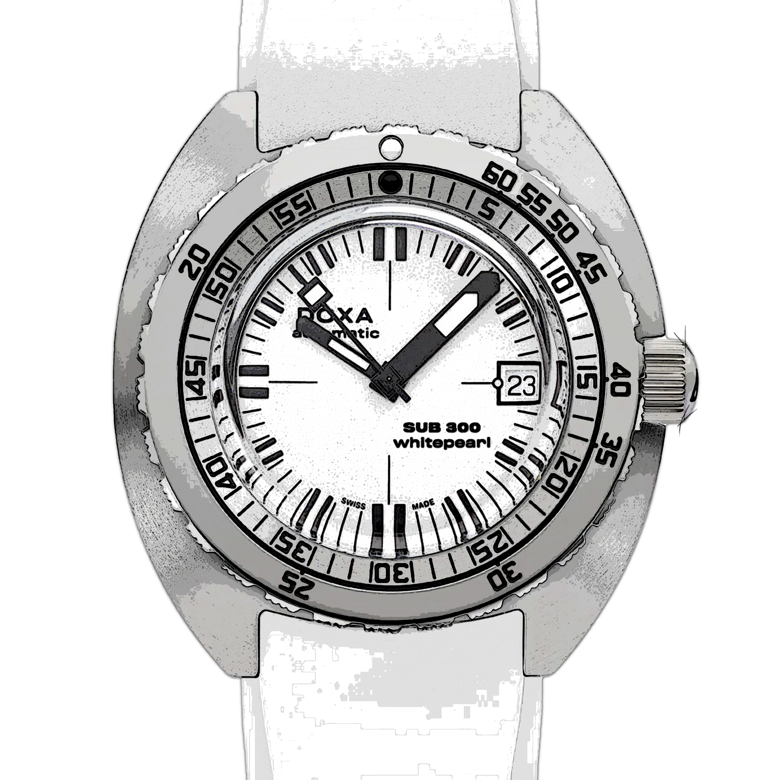 Doxa Sub 300 Whitepearl