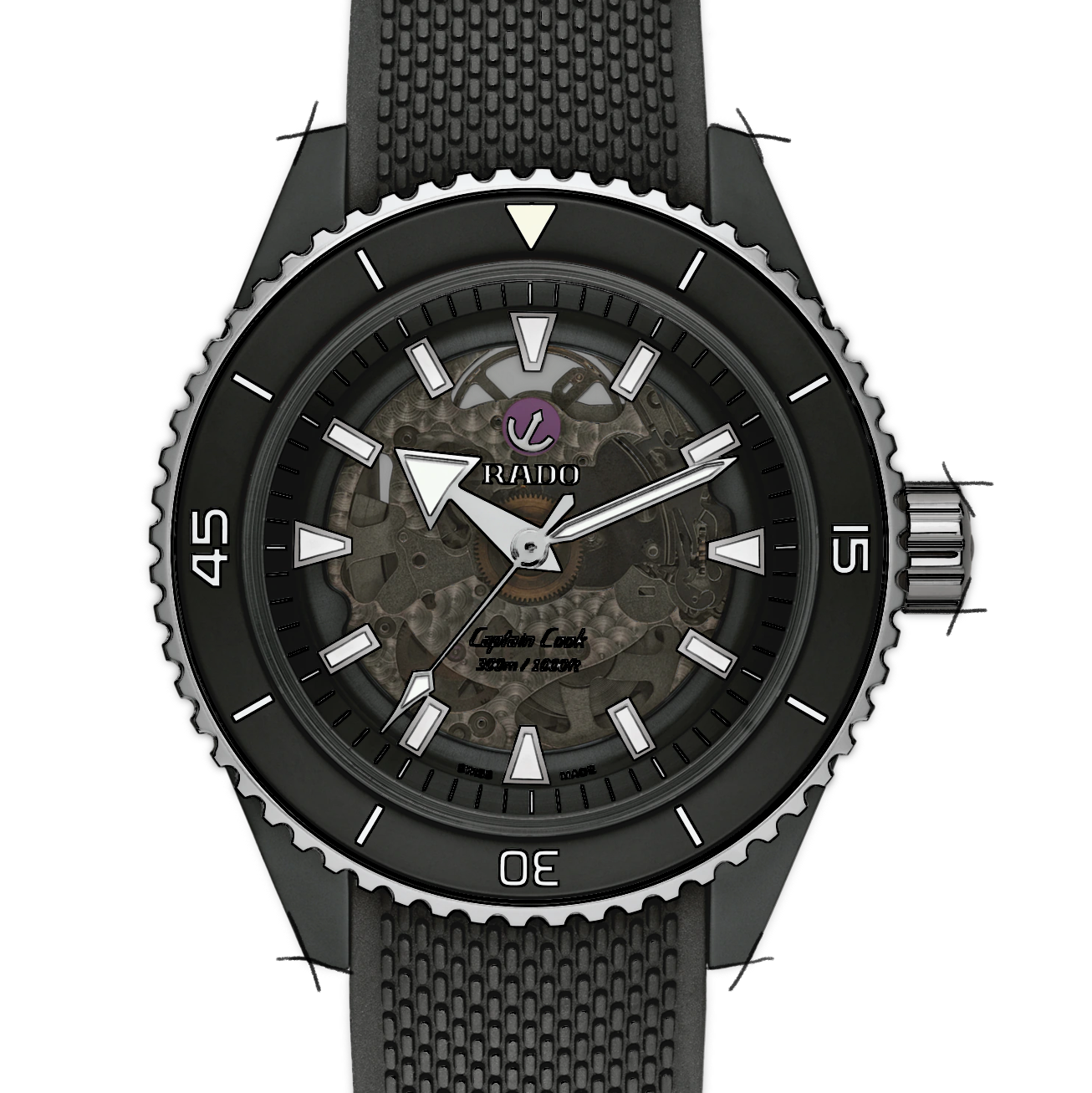 Rado Captain Cook R32127156