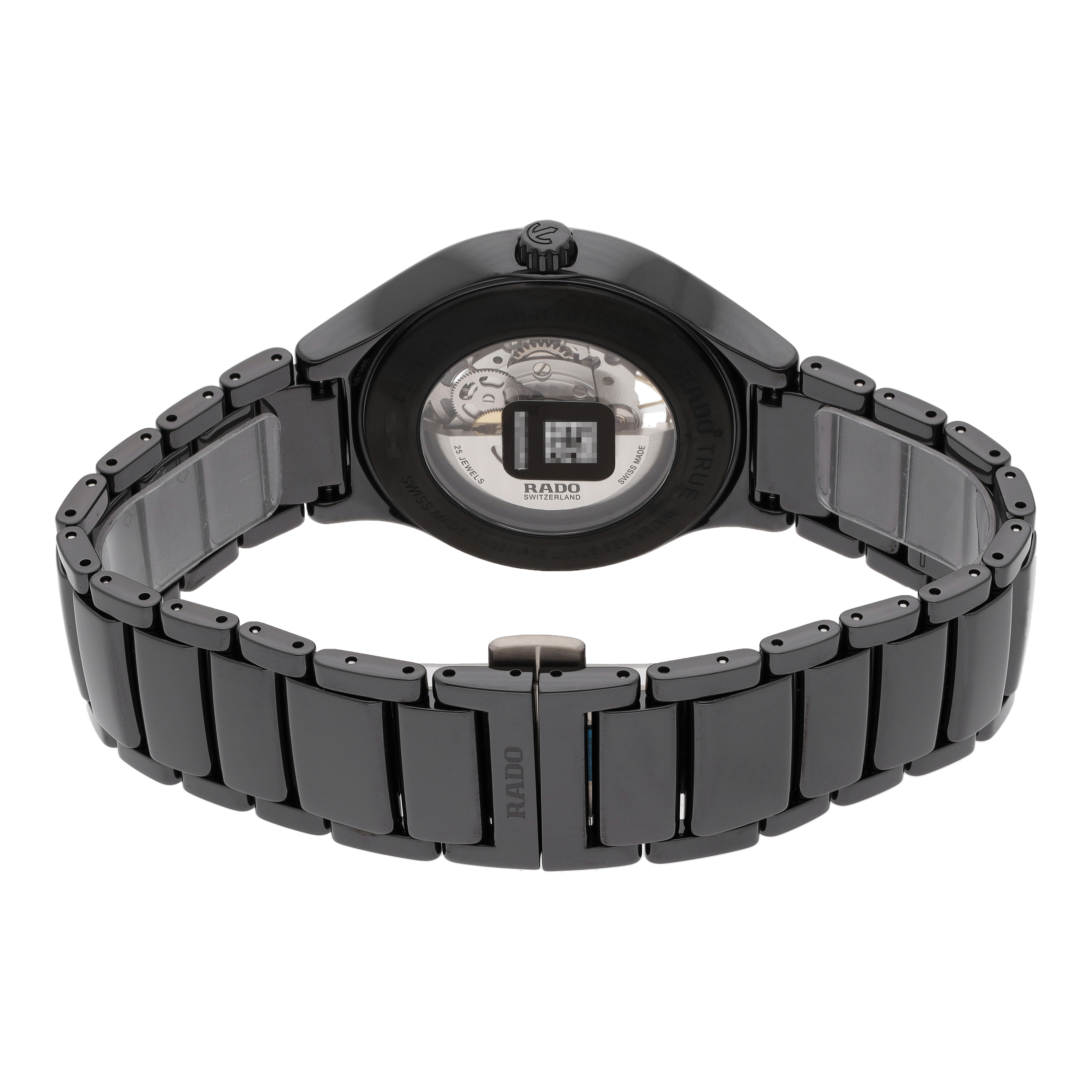 Rado true 2024 black ceramic watch