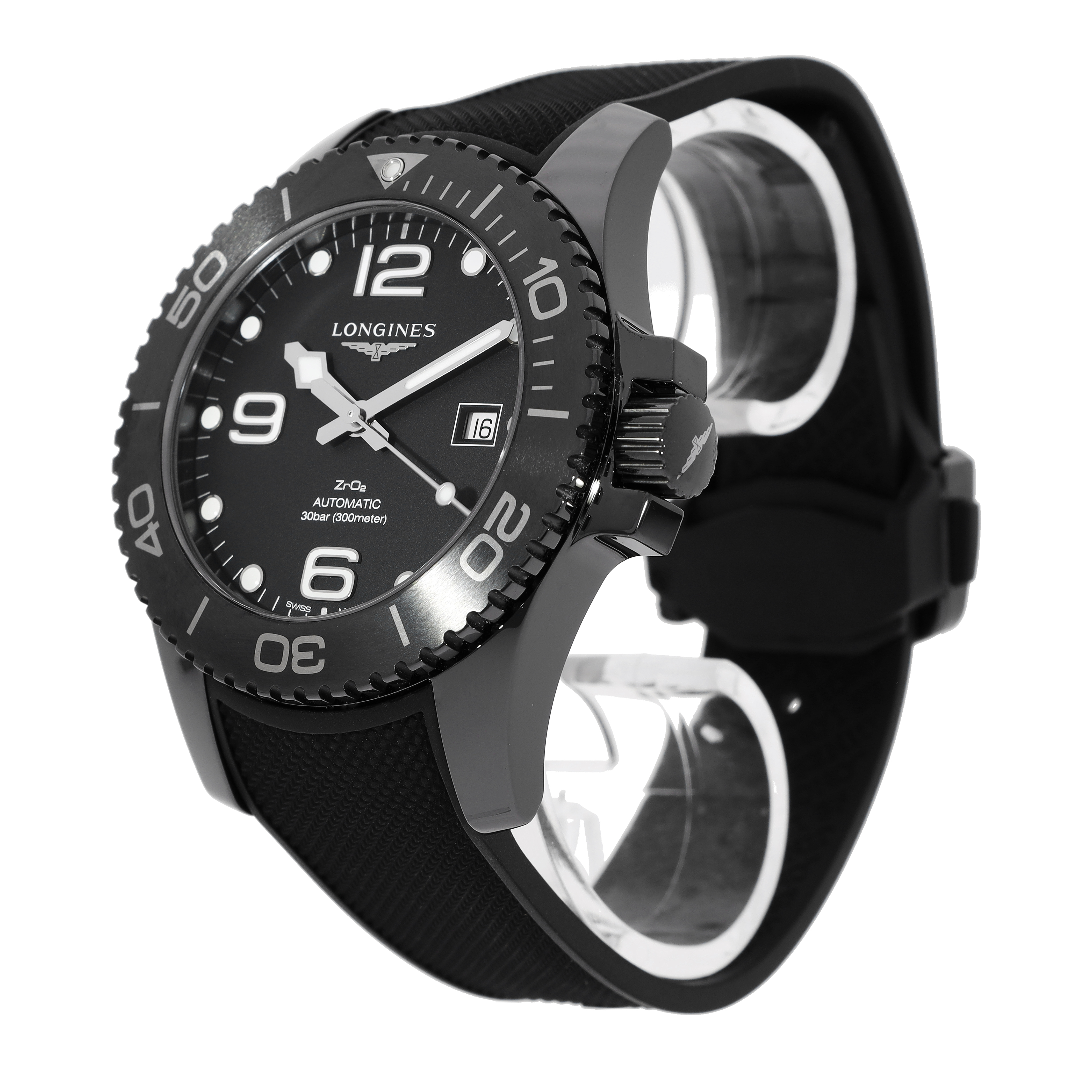 Longines HydroConquest L3.784.4.56.9 in Ceramic CHRONEXT