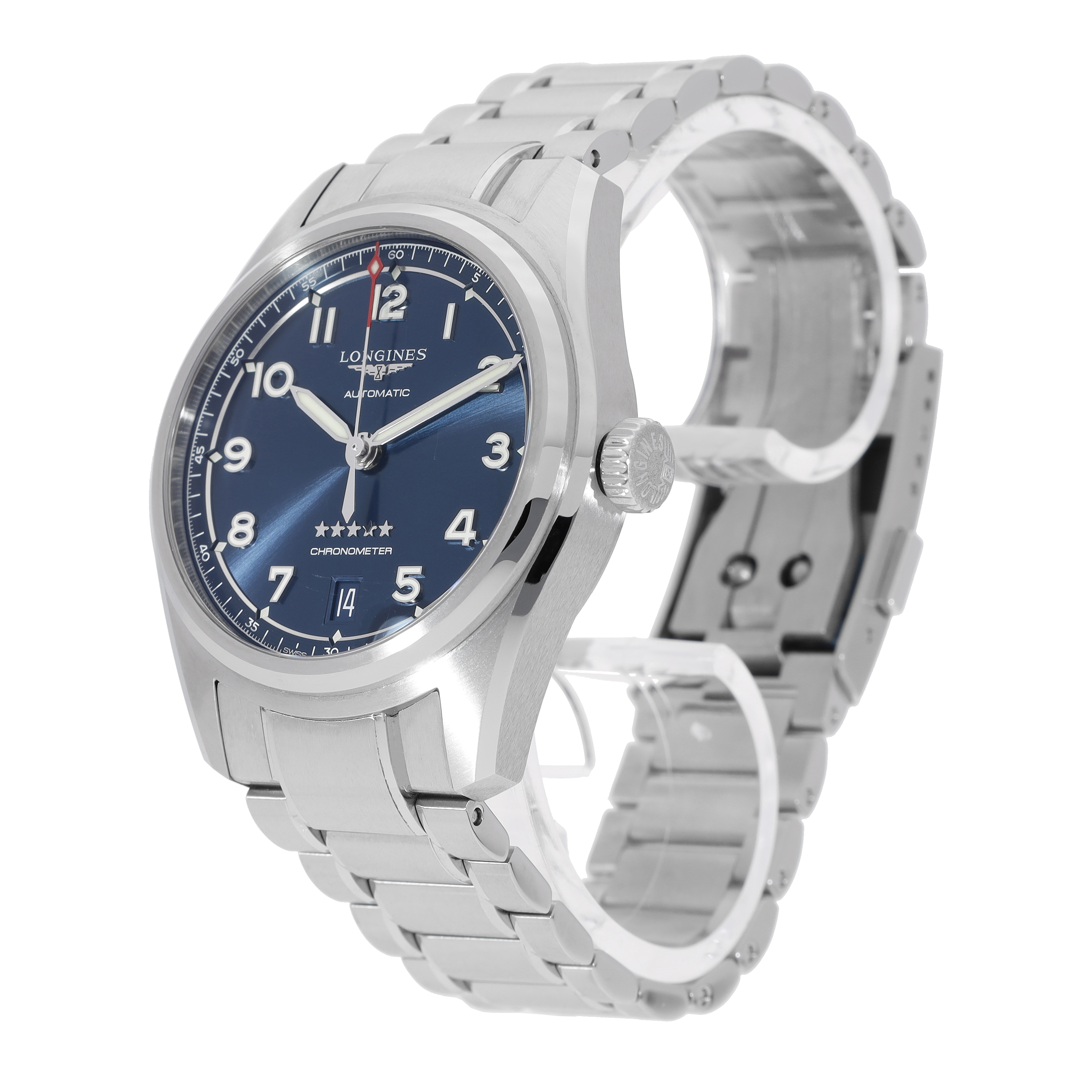 Longines Spirit L3.410.4.93.6 in Stainless Steel CHRONEXT