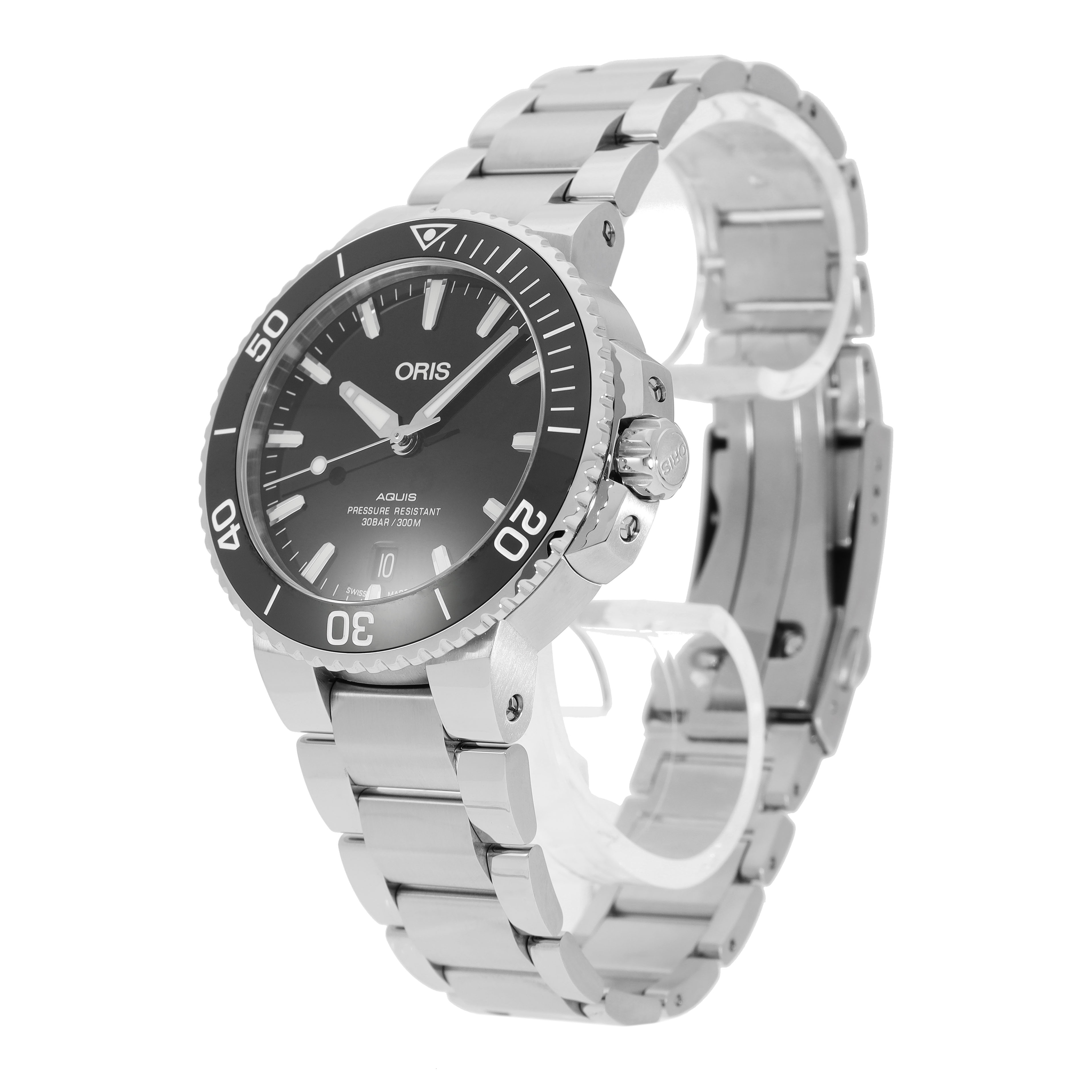 Oris Aquis 01 733 7732 4134 07 8 21 05PEB in Stainless Steel