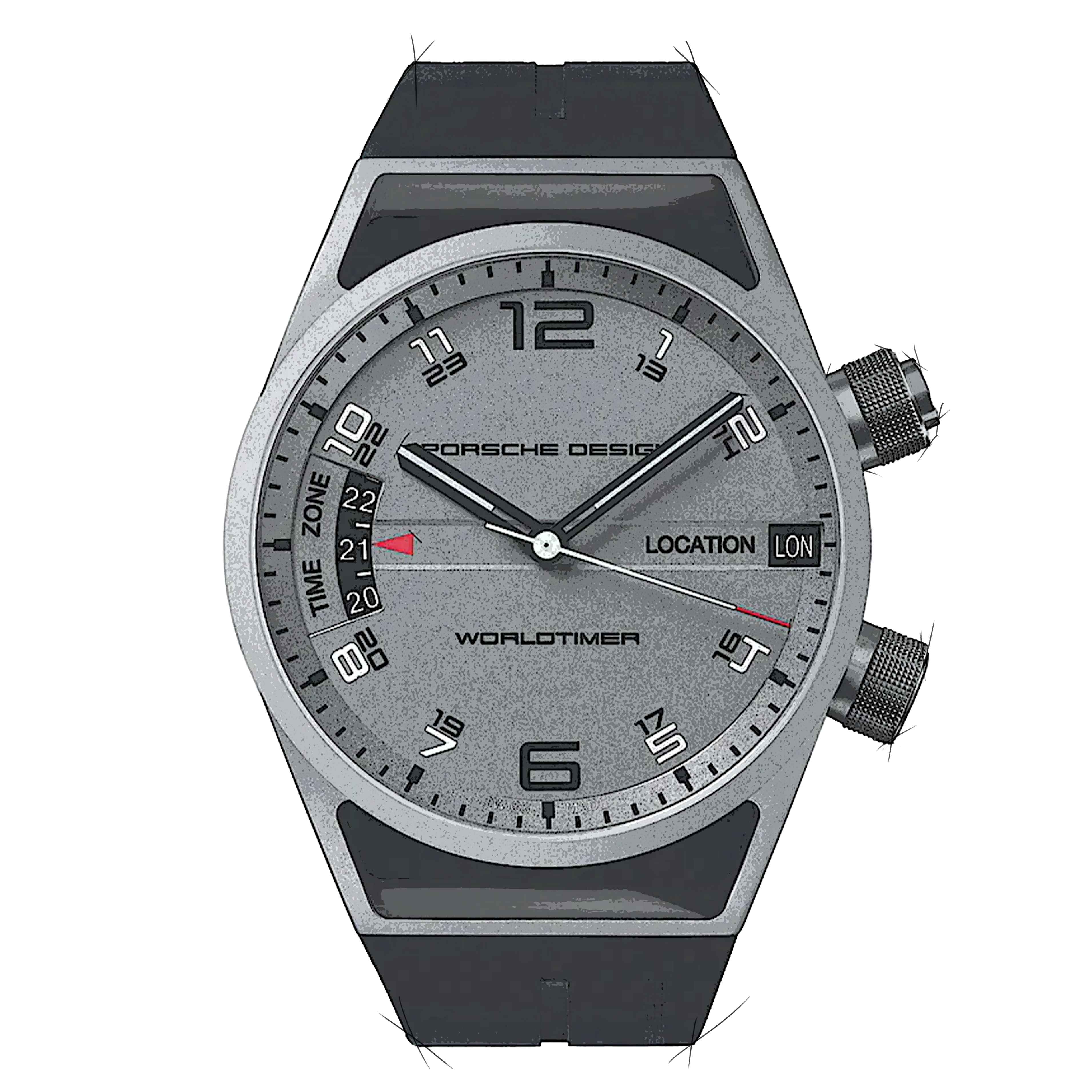 Porsche 911 Reloj Porsche P6780 Regulator Porsche Design Watch Shop