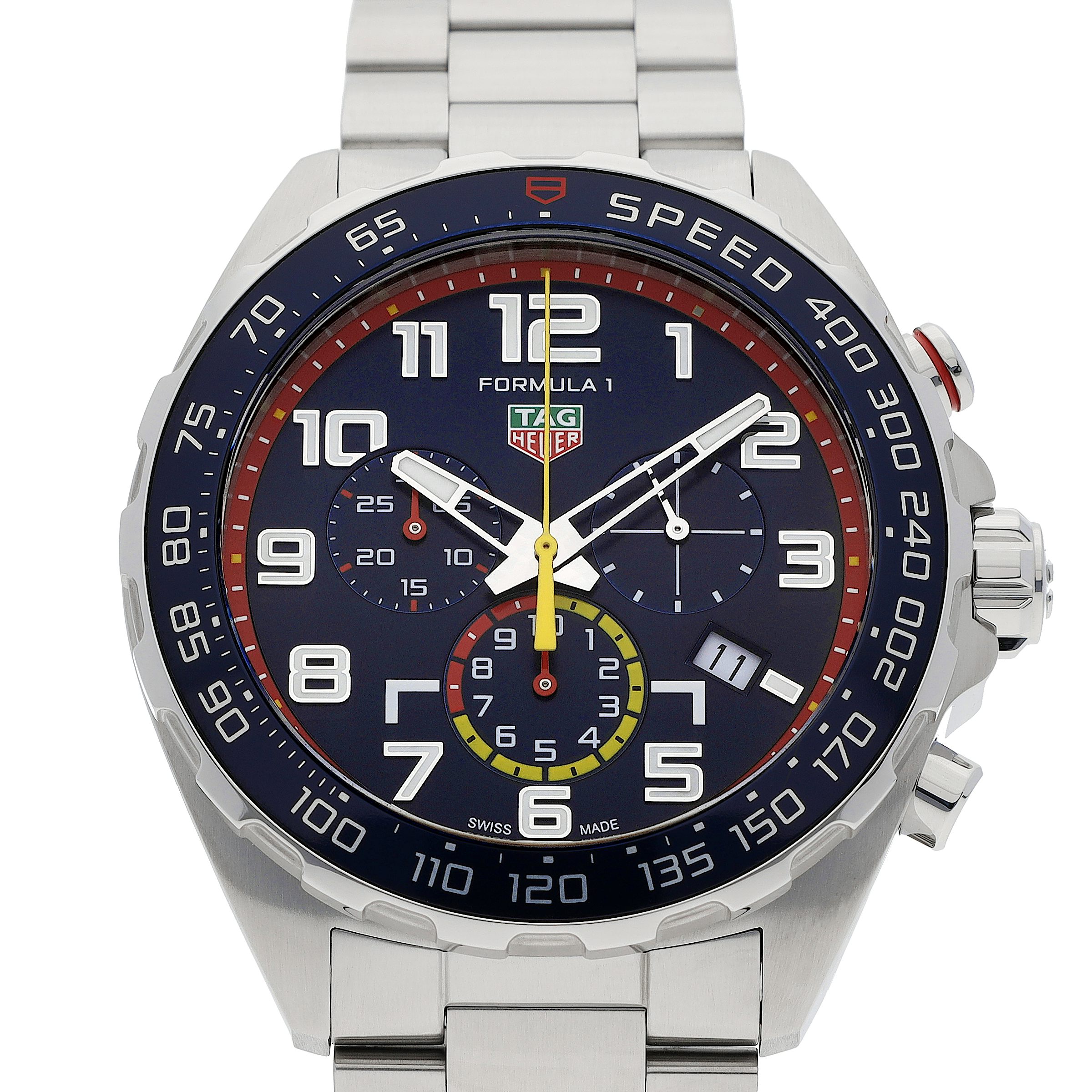 SRDRK Cinturino In Vera Pelle 22 M Per Cinturino Tag Heuer F1 Cinturino Per Orologio In Pelle Con Fibbia Pieghevole Con Cuciture Rosse(Black Black Buckle - Foto 10