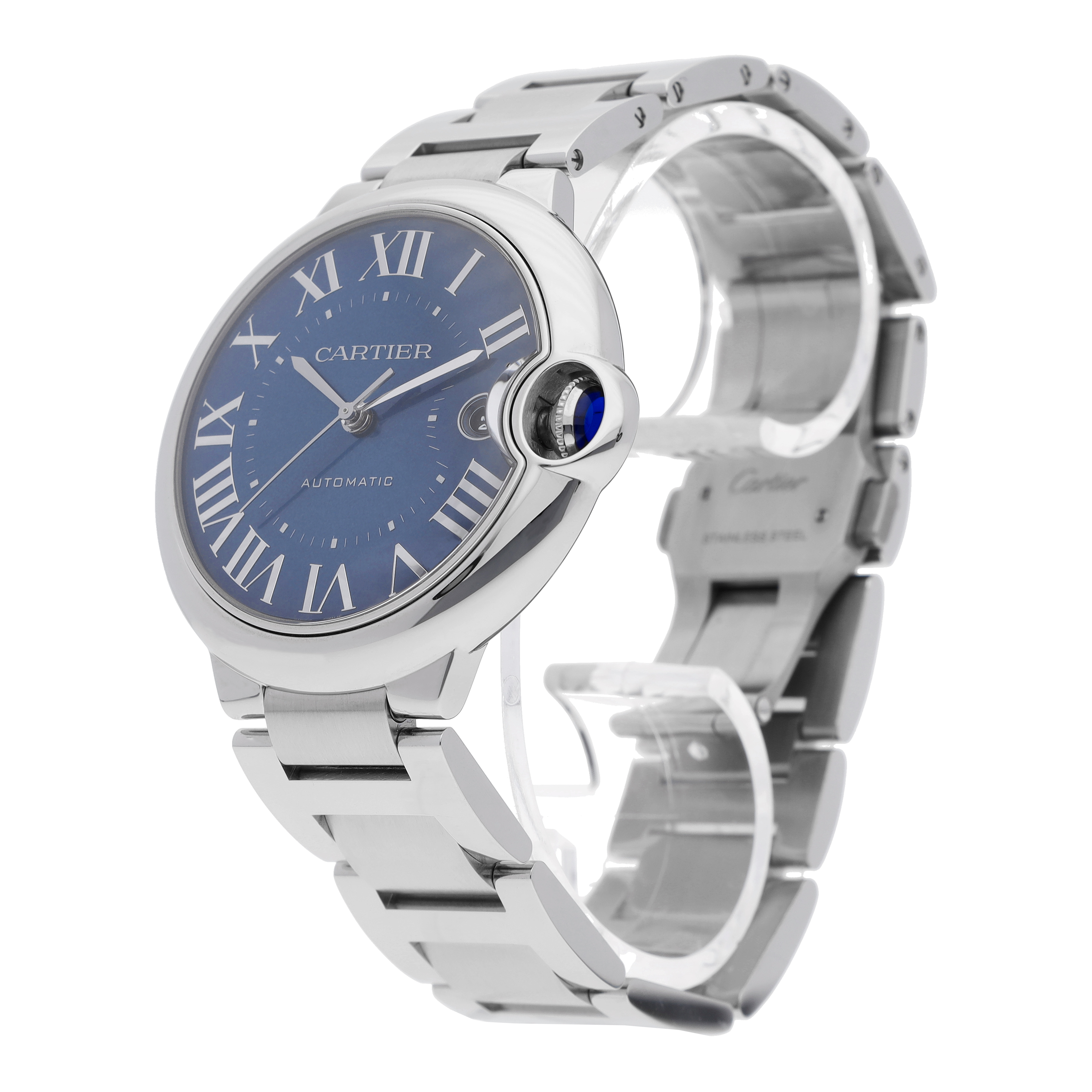 Cartier ballon bleu blue dial hot sale