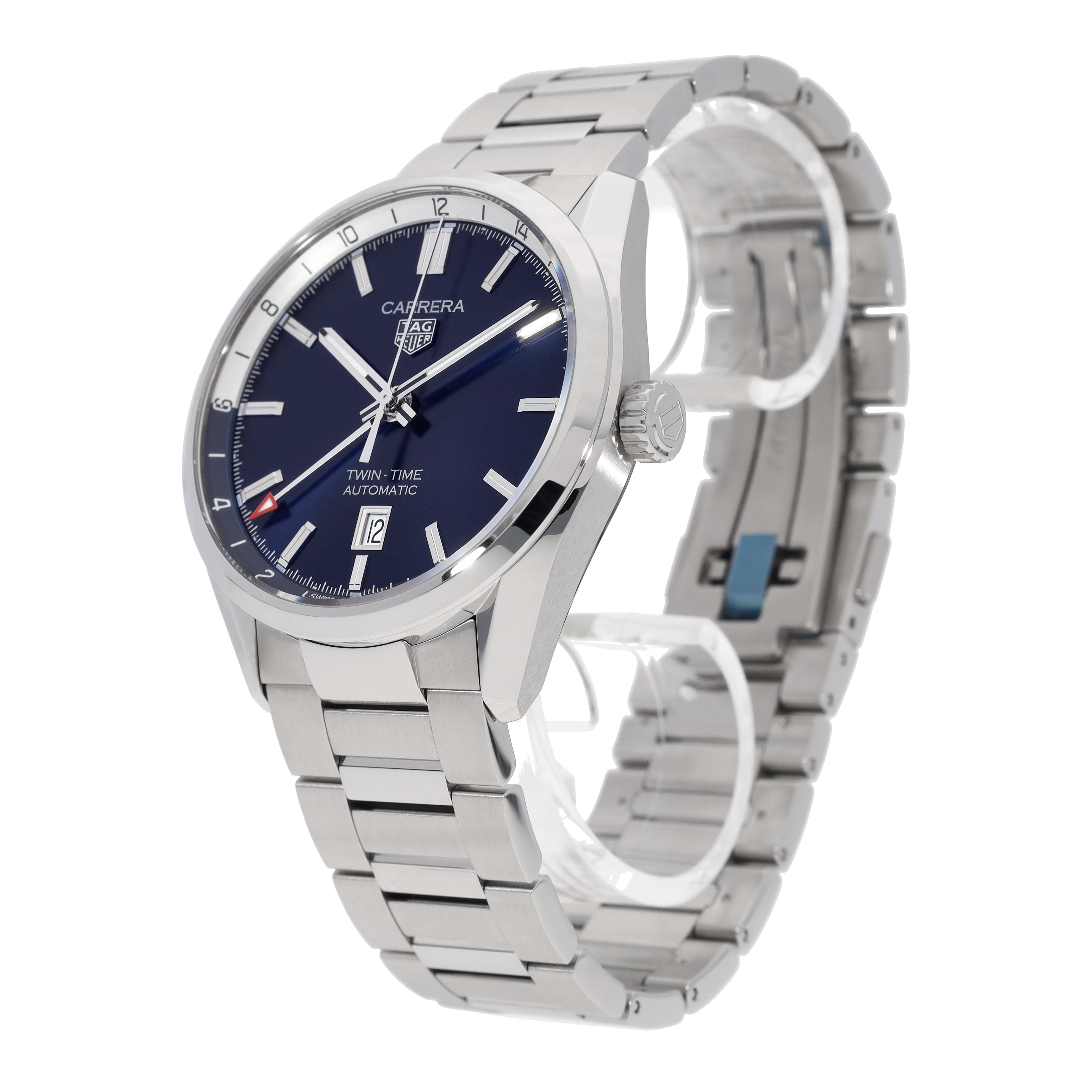 Carrera tag heuer hot sale twin time automatic