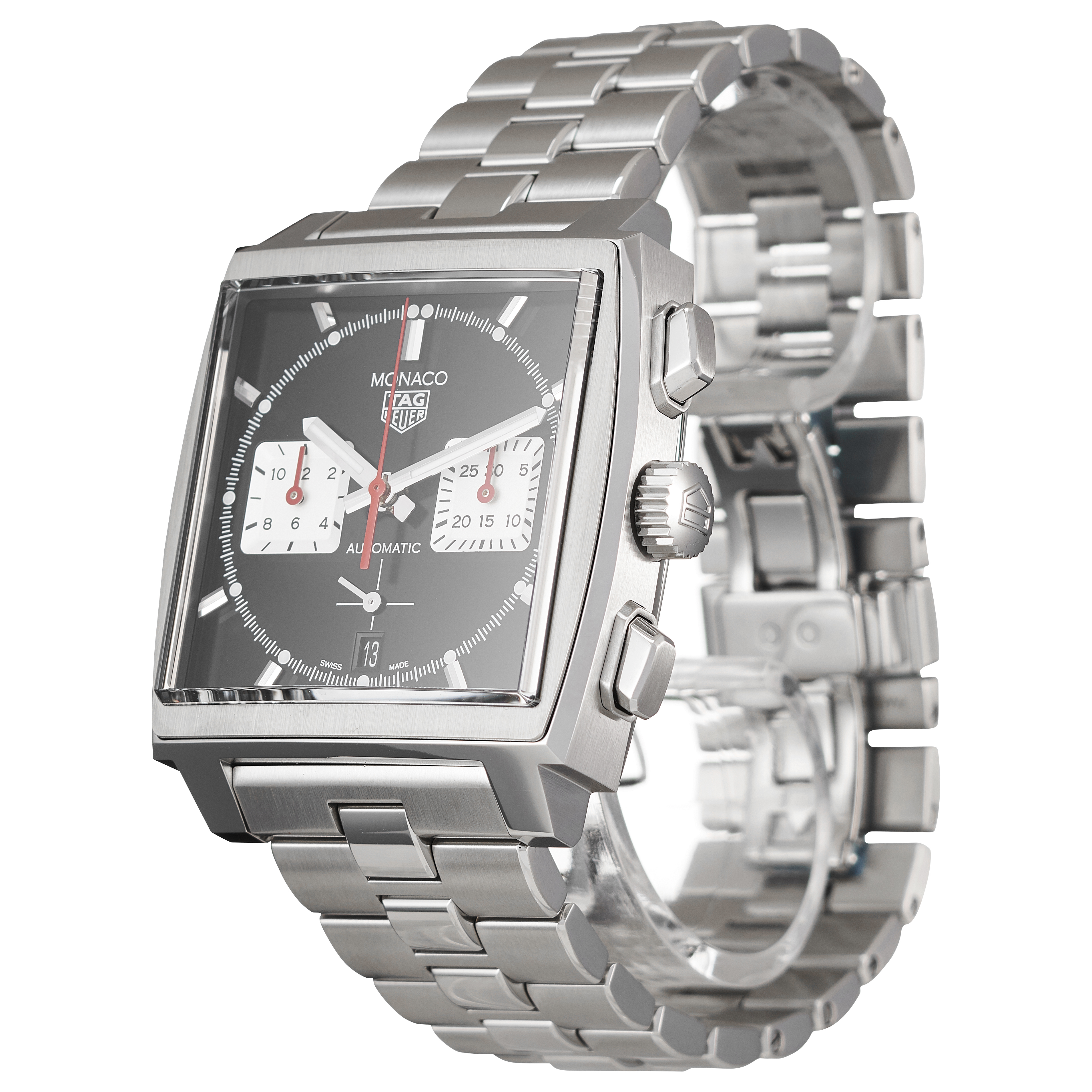 Tag heuer monaco online bracelet metal