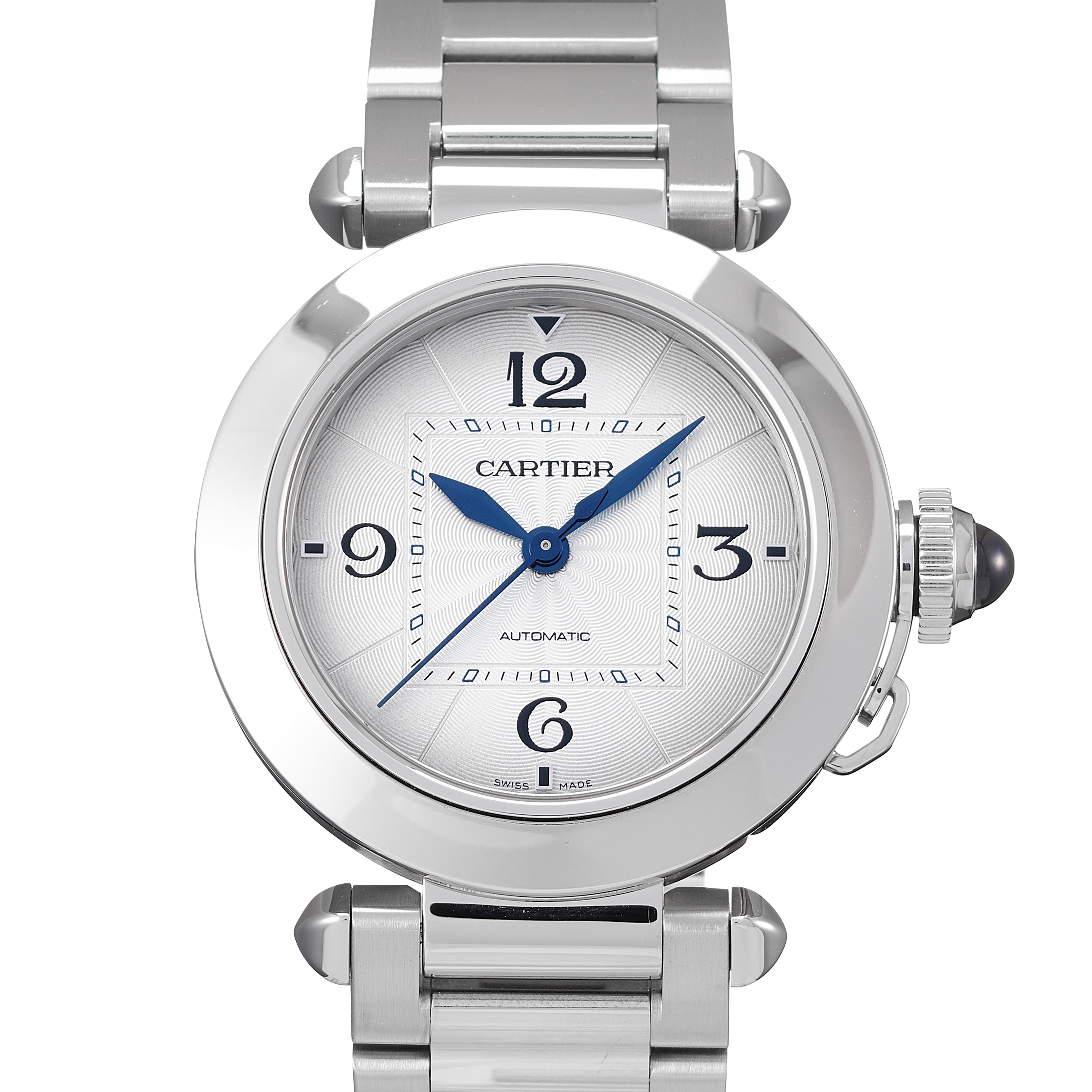 Cartier Pasha stainless steel watch