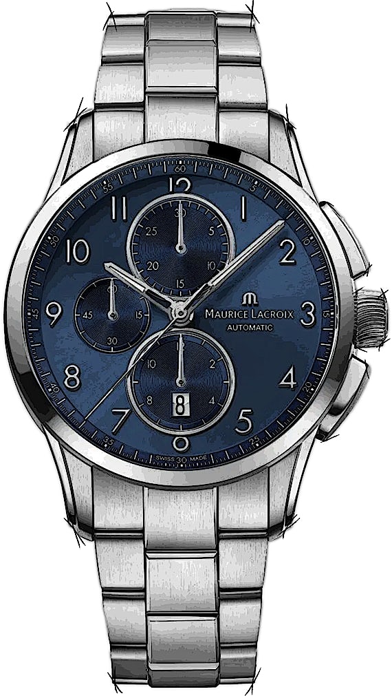 Maurice Lacroix Pontos | CHRONEXT in Steel PT6388-SS002-420-1 Stainless