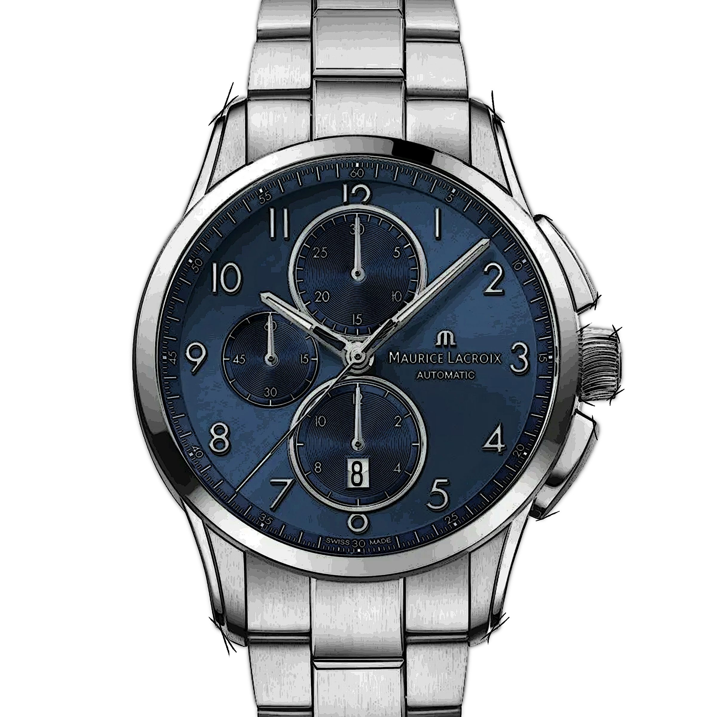 Maurice Stainless | Steel in Lacroix Pontos PT6388-SS002-420-1 CHRONEXT