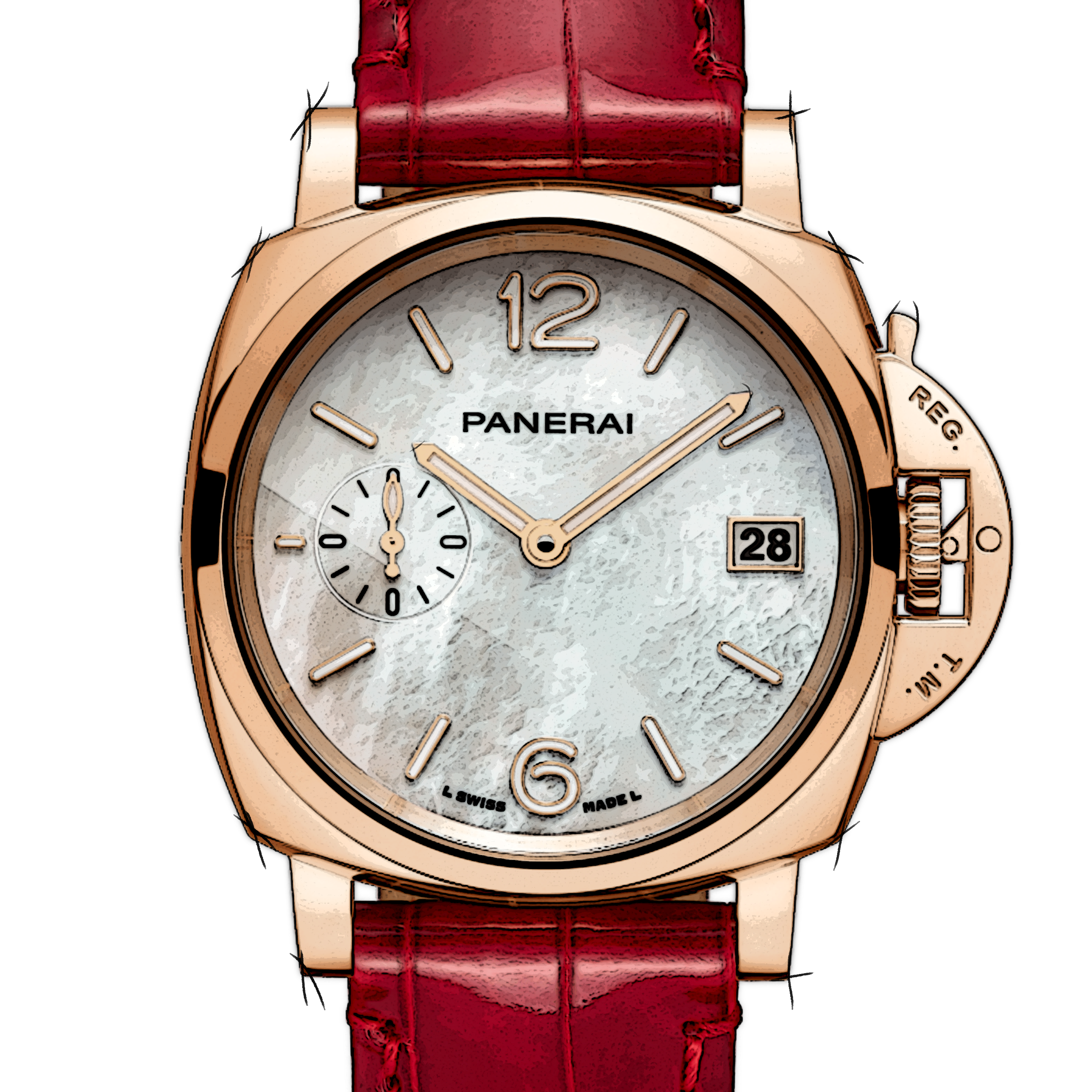 Panerai Luminor Due Goldtech Madreperla
