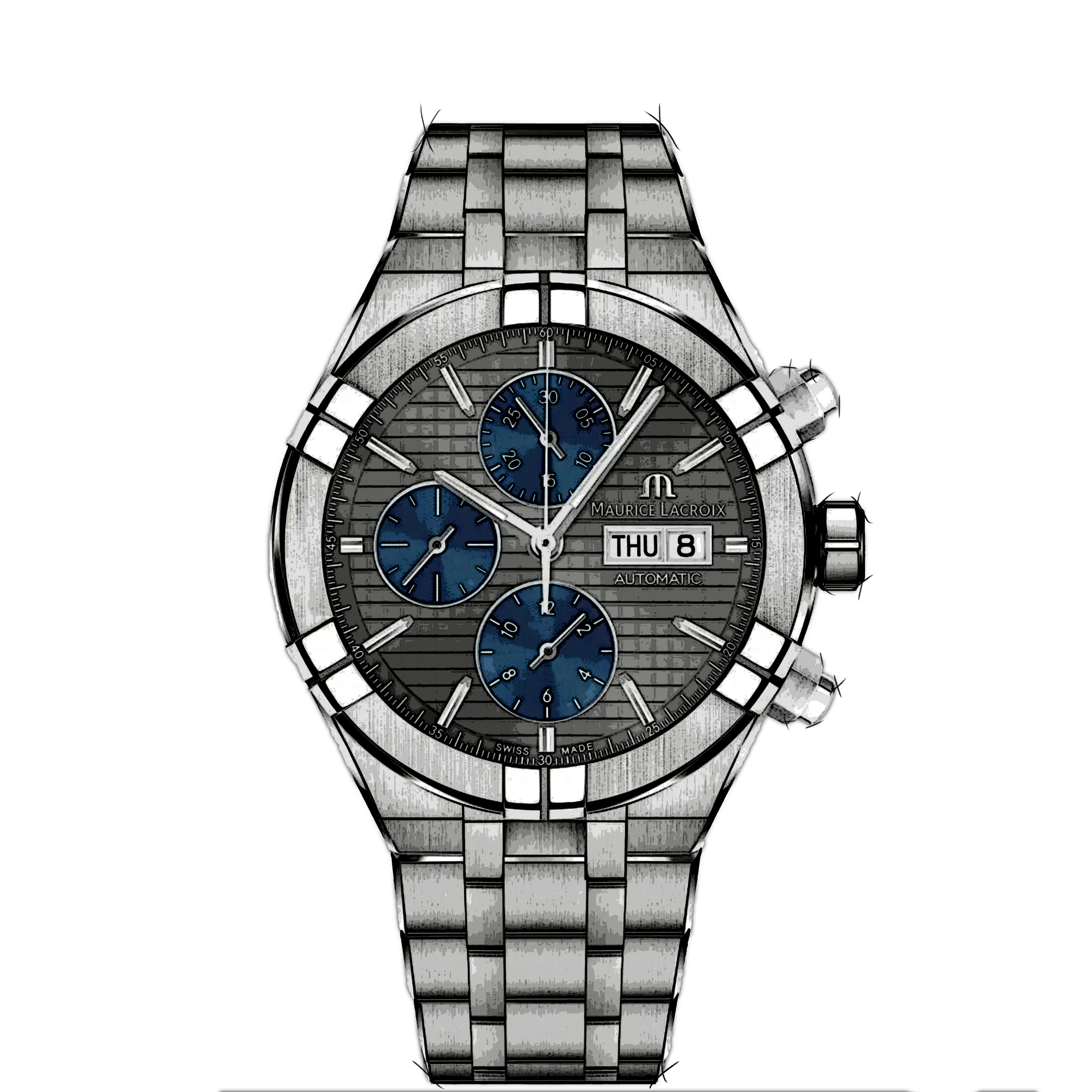 Maurice Lacroix Aikon AI6038-TT03F-330-A