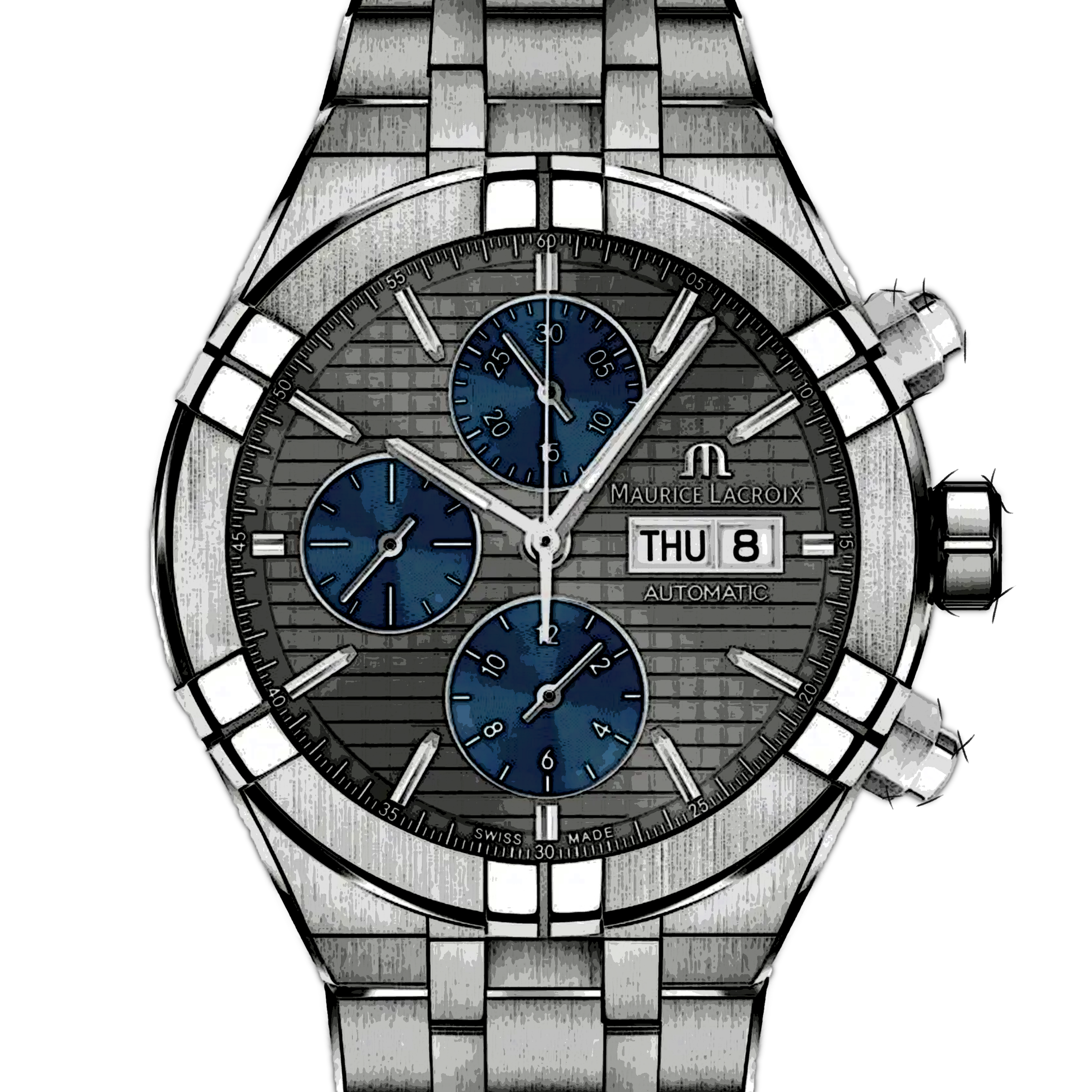 Maurice Lacroix Aikon AI6038-TT03F-330-A