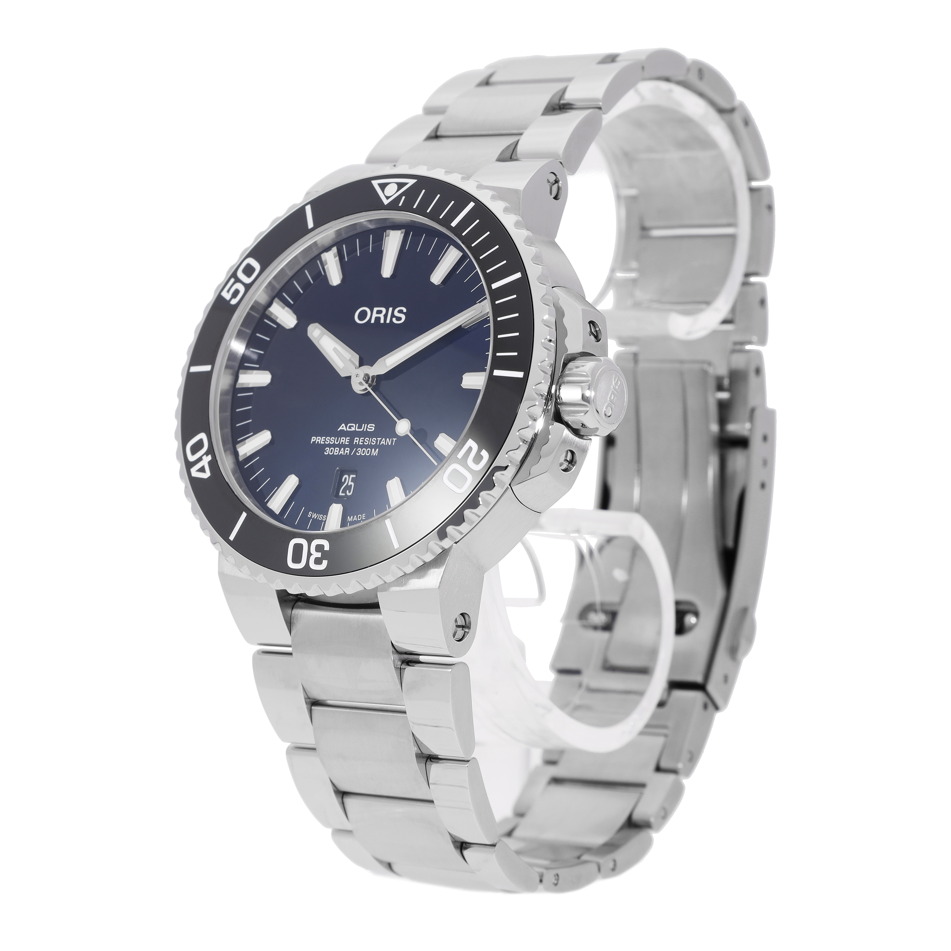 Oris Aquis 01 733 7730 4135 07 8 24 05PEB in Stainless Steel