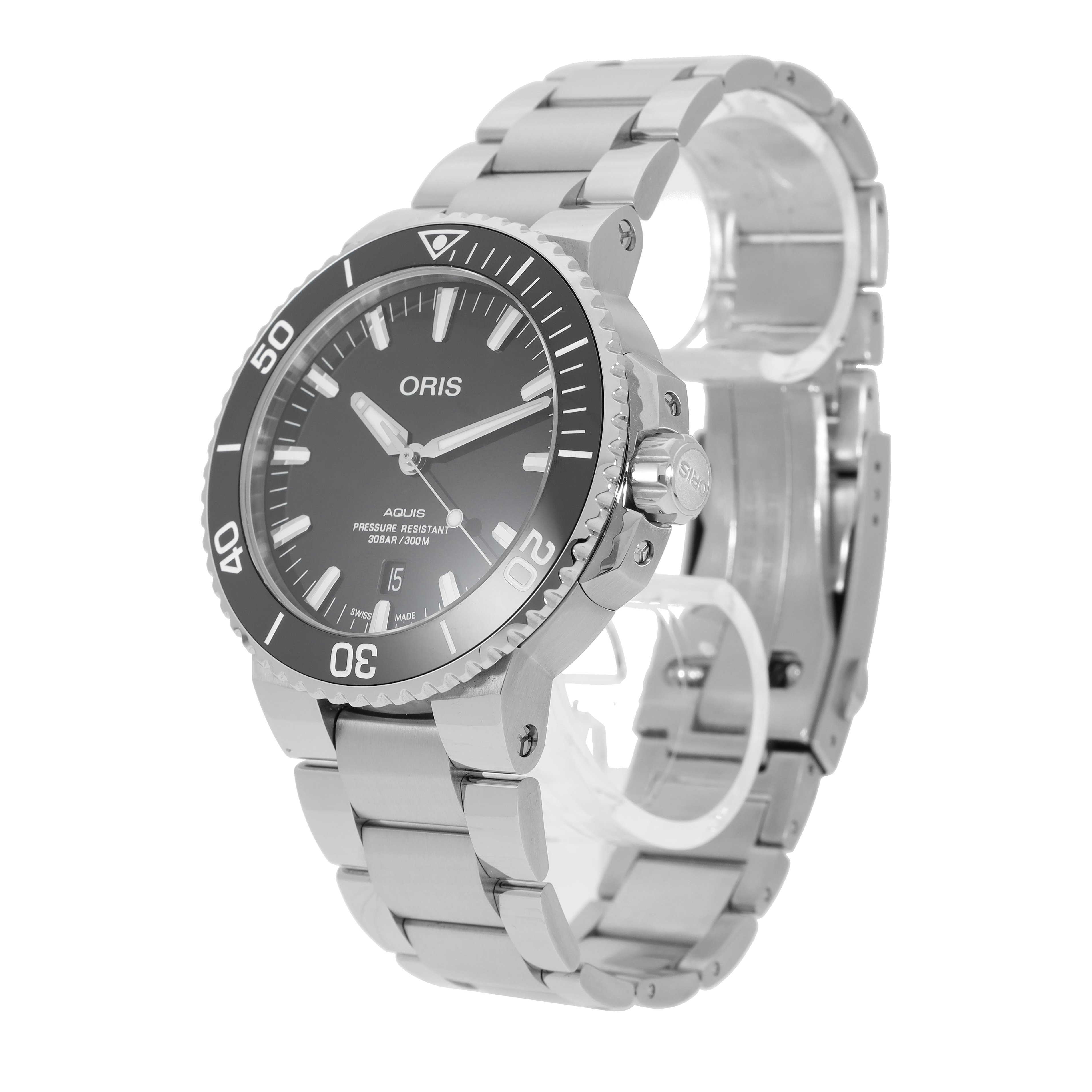 Oris Aquis 01 733 7730 4134 07 8 24 05PEB in Stainless Steel