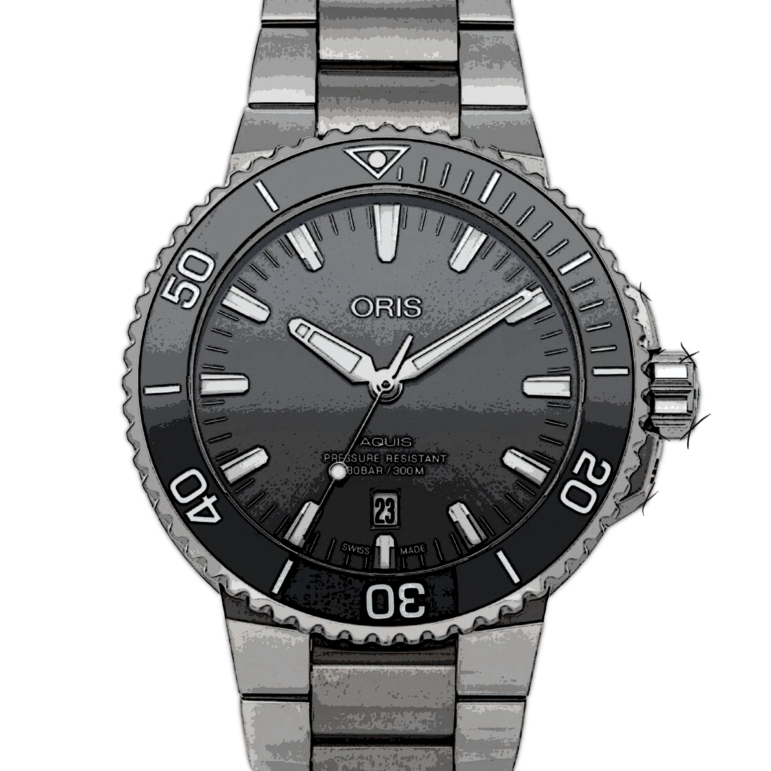 Oris Aquis 01 733 7730 7153-07 8 24 15PEB