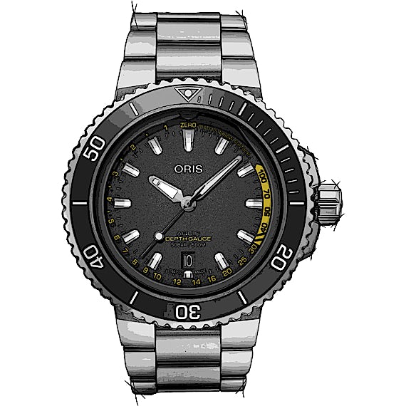 Oris Aquis 01 733 7755 4154-Set MB  Oris Aquis 01 733 7755 4154-Set MB