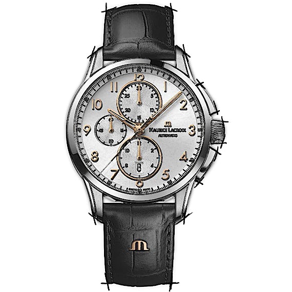 Maurice Lacroix Pontos PT6388-SS001-220-2 in Stainless Steel | CHRONEXT