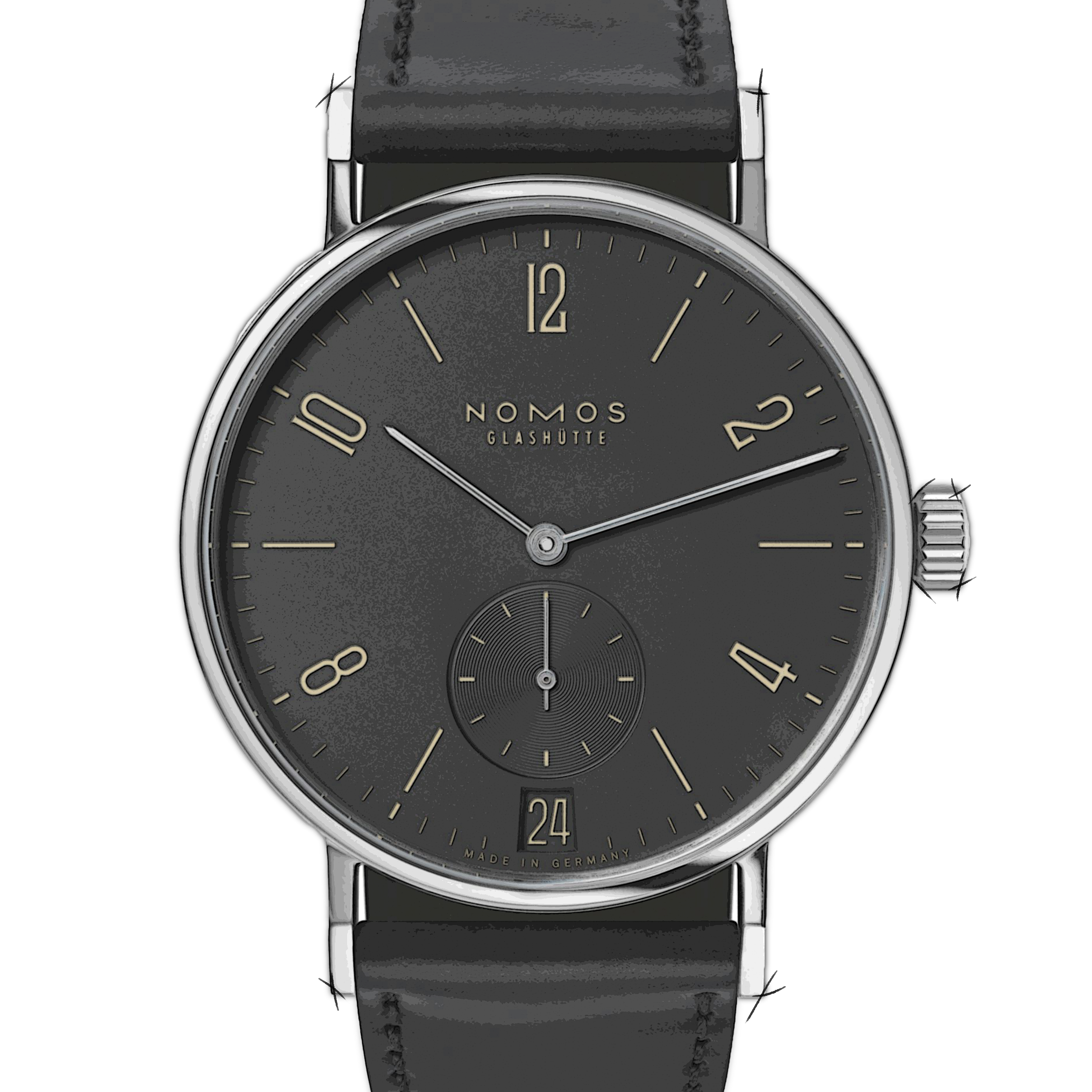 Nomos Tangomat Ruthenium Datum