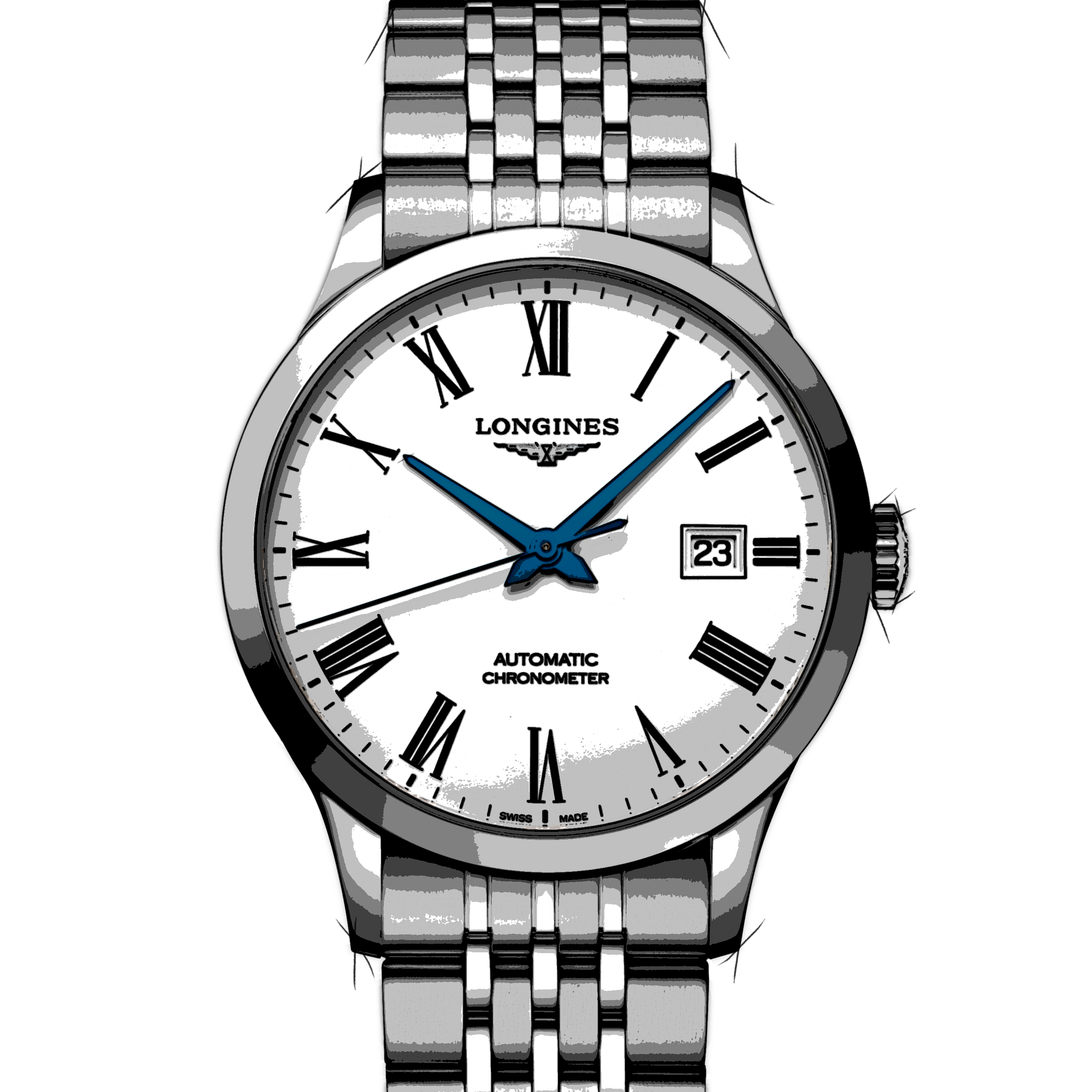 Longines Record L2.821.4.11.6