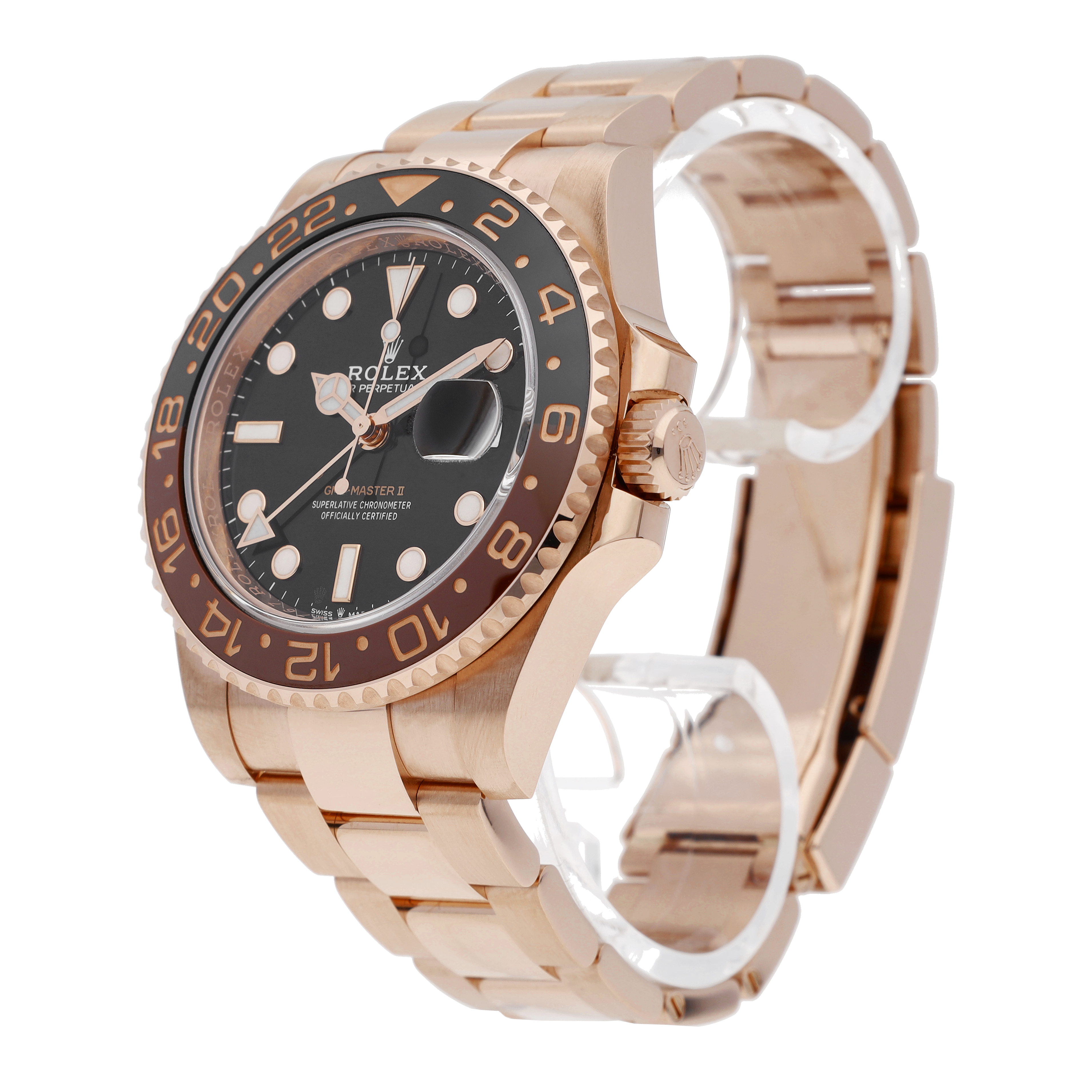 Gmt master deals oro rosa