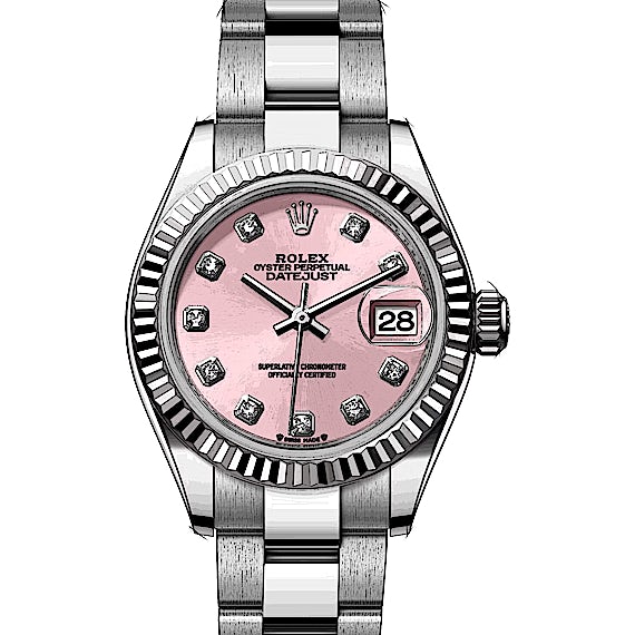 Rolex Lady-Datejust 279174 in Acciaio inox oro bianco CHRONEXT
