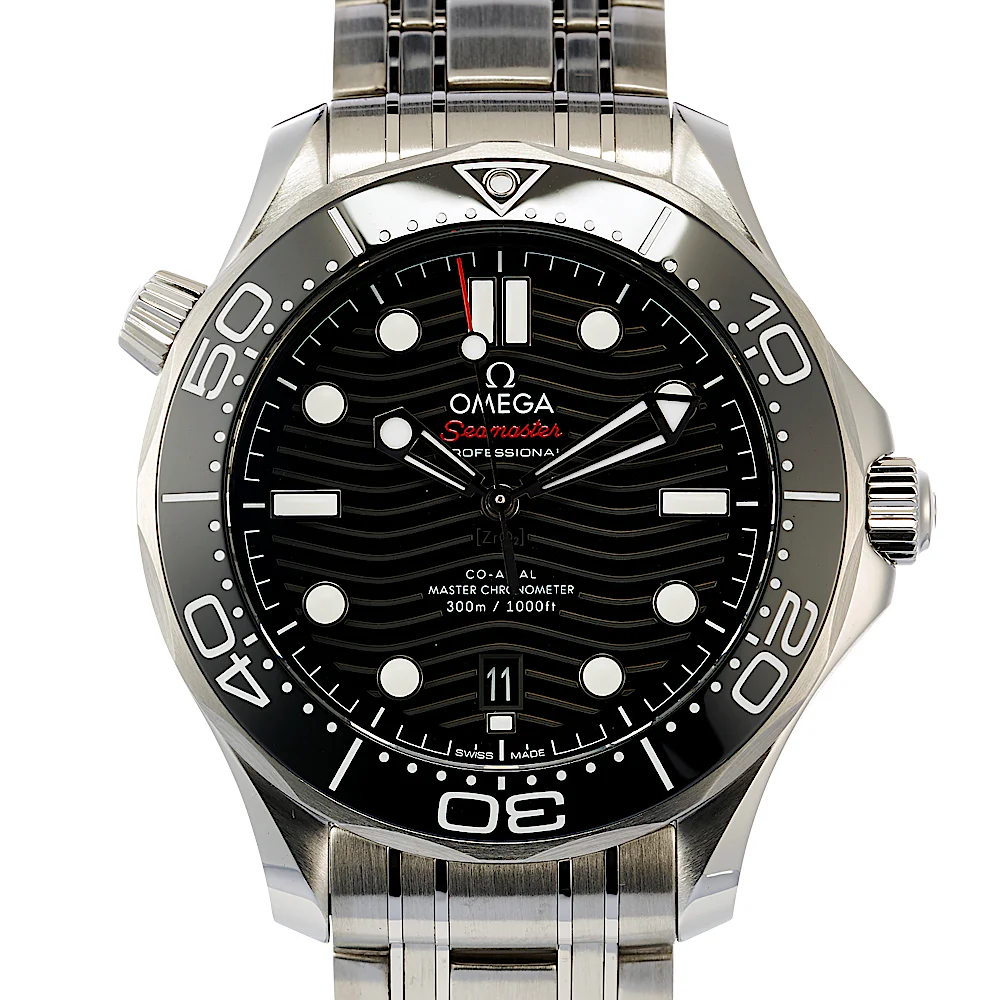 Omega Omega Seamaster Diver 300M Co-Axial Master Chronometer in Schwarz