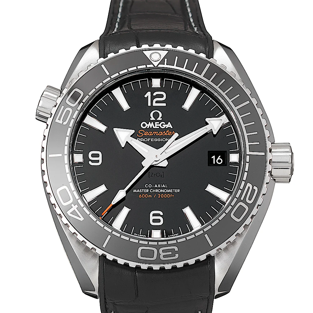 Omega Omega Seamaster Planet Ocean 600M Chronometer in Schwarz