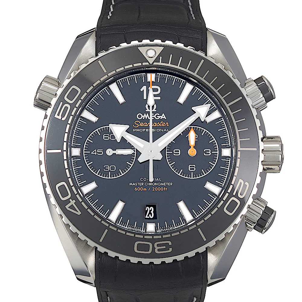 Omega Omega Seamaster Planet Ocean 600 M Co-Axial Master Chronometer Chronograph in Schwarz