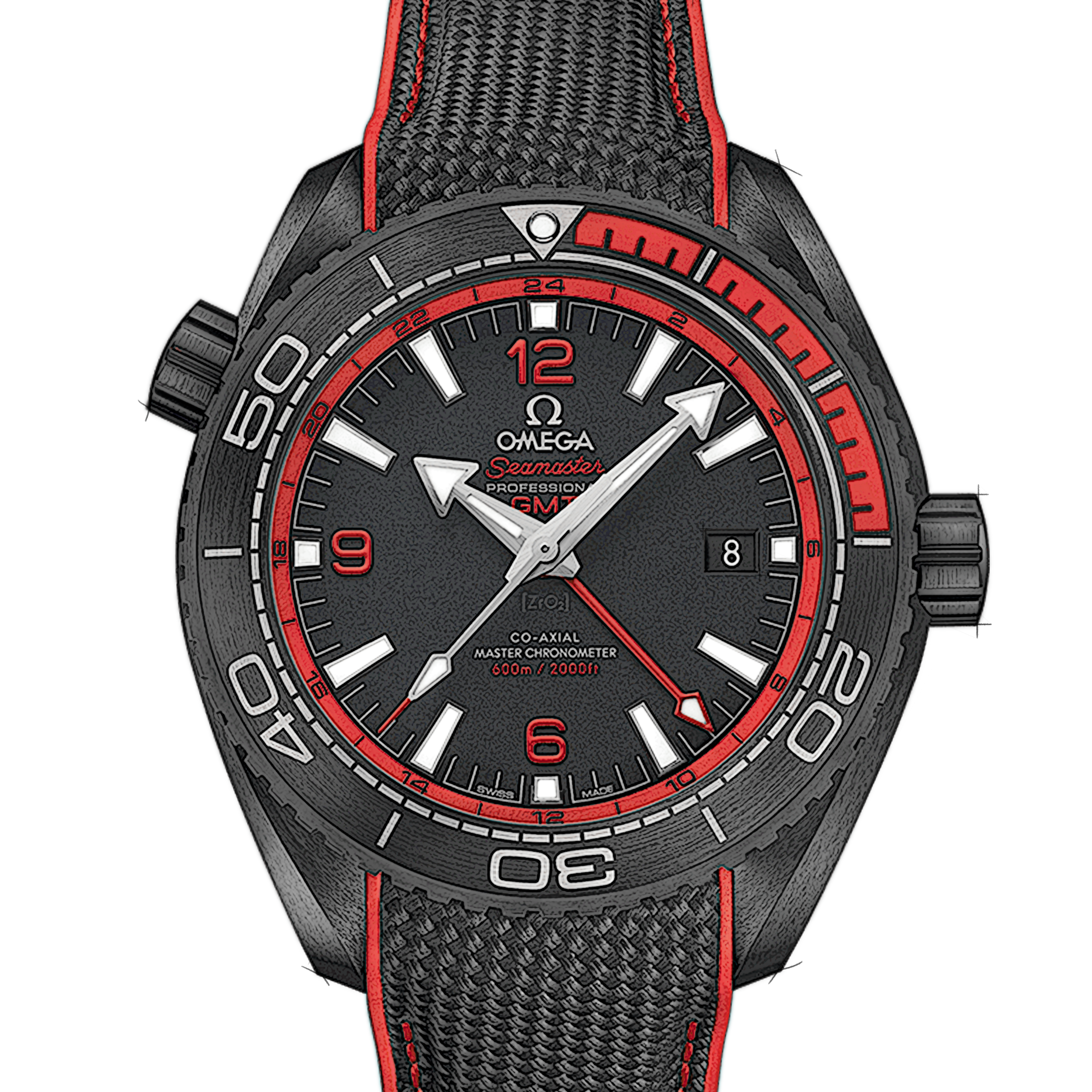 Omega Seamaster Planet Ocean 600M Co-Axial Master Chronometer GMT