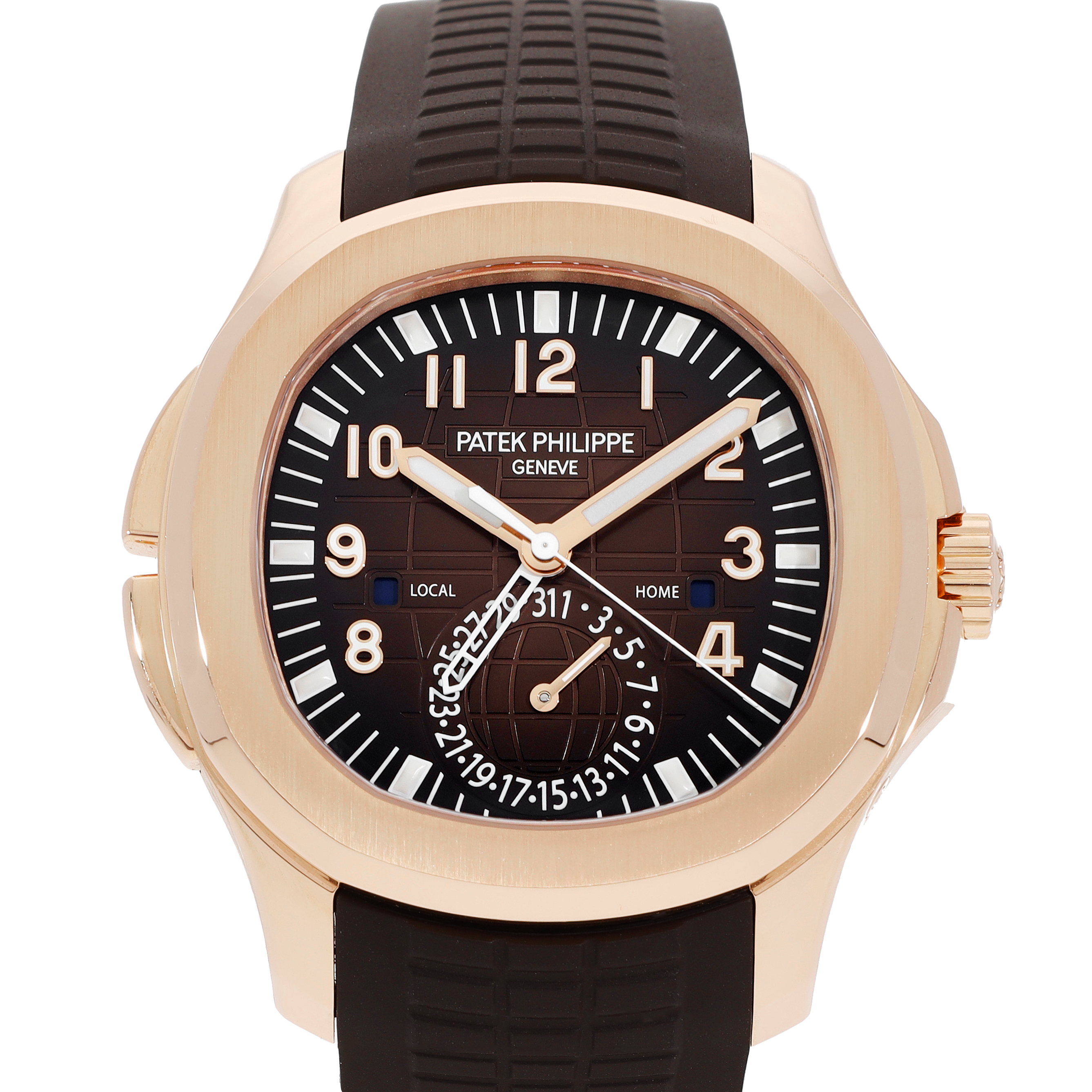 Patek Philippe Patek Philippe Aquanaut Travel Time in Braun