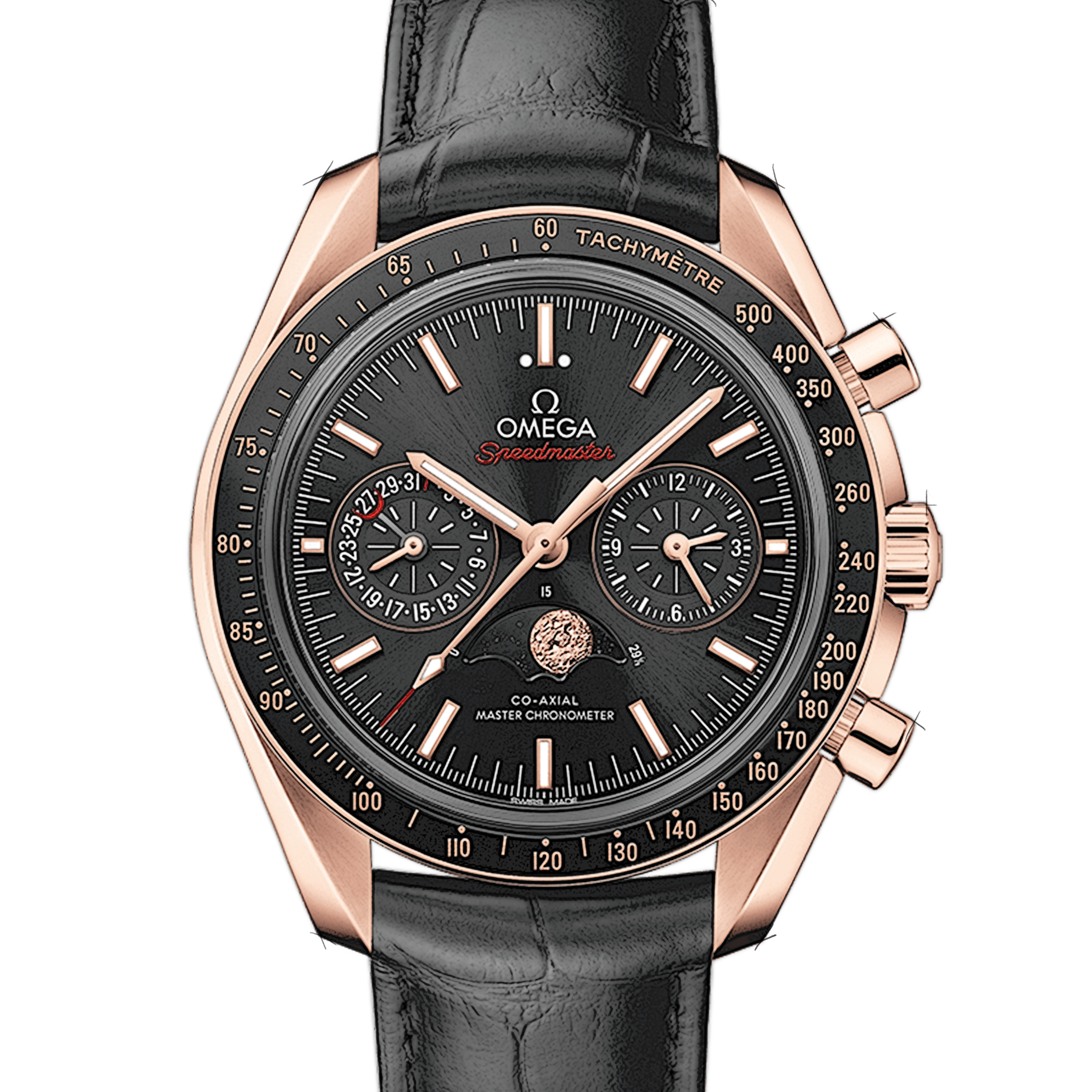 Omega Speedmaster Moonwatch Co-Axial Master Chronometer Moonphase Chronograph