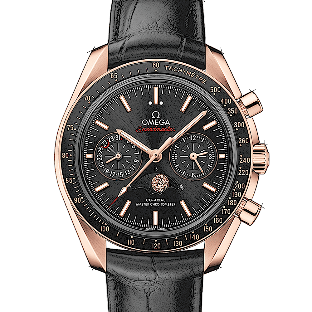 Omega Omega Speedmaster Moonwatch Co-Axial Master Chronometer Moonphase Chronograph